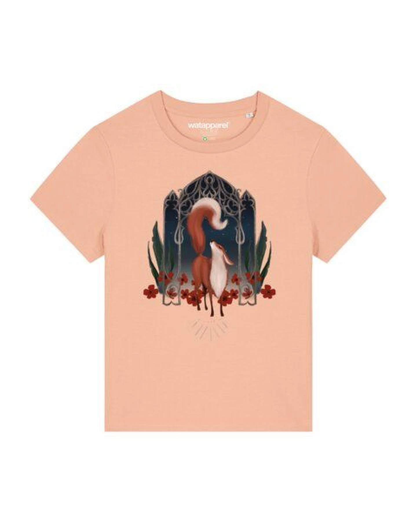 watapparel T-Shirt Frauen Der wunderschöne Fuchs – Ansicht 2