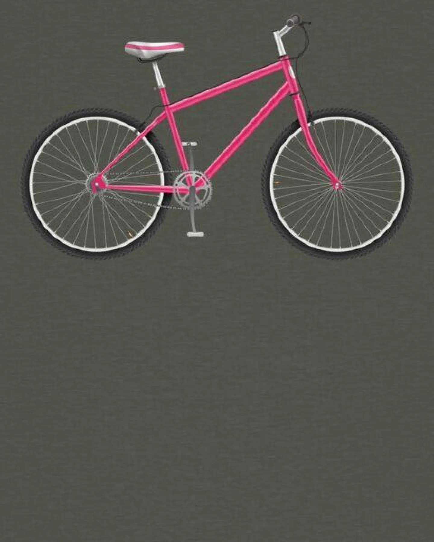 watapparel T-Shirt Frauen Pink Bike – Ansicht 3