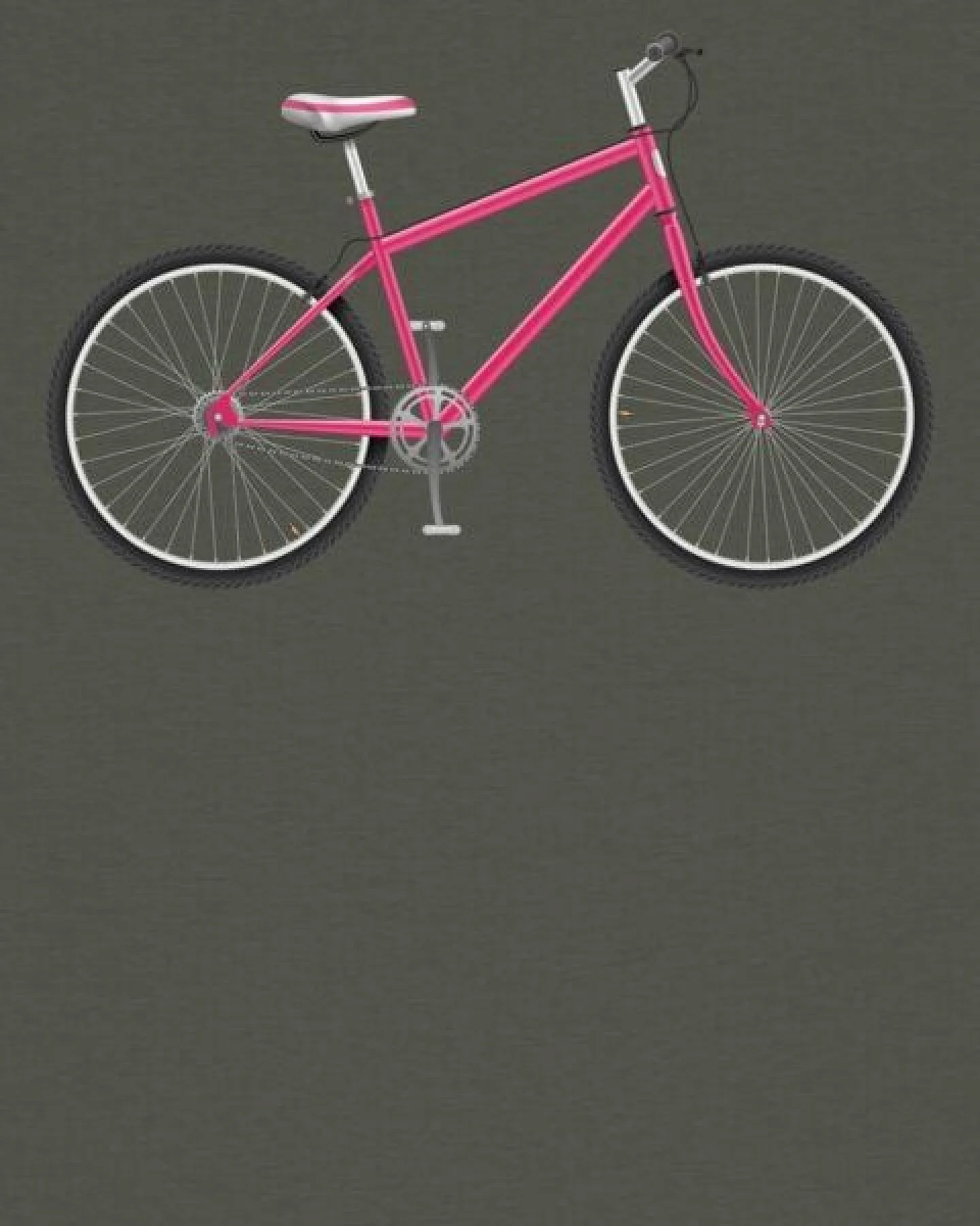 watapparel T-Shirt Frauen Pink Bike – Ansicht 3