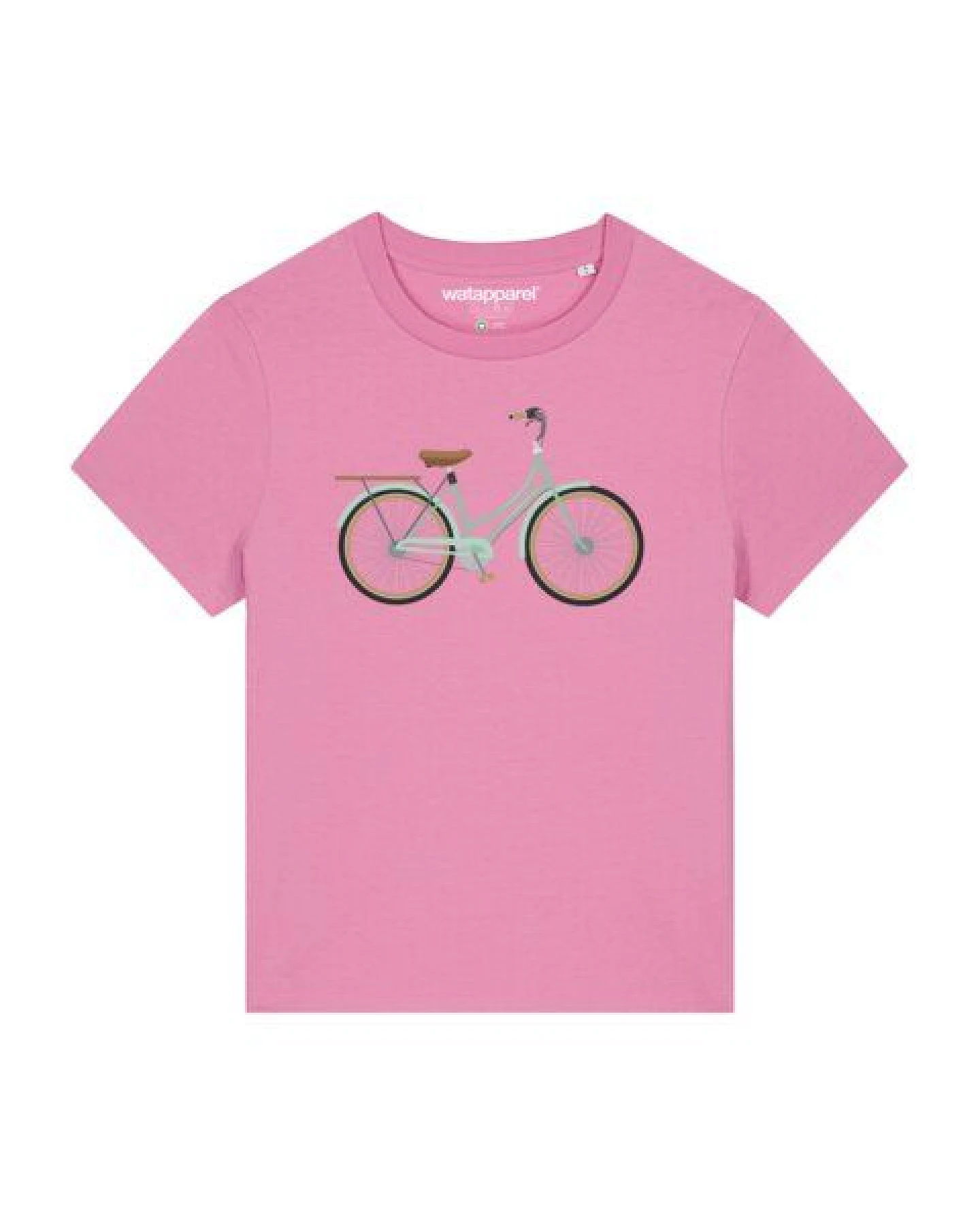 watapparel T-Shirt Frauen Mint Bike – Ansicht 2