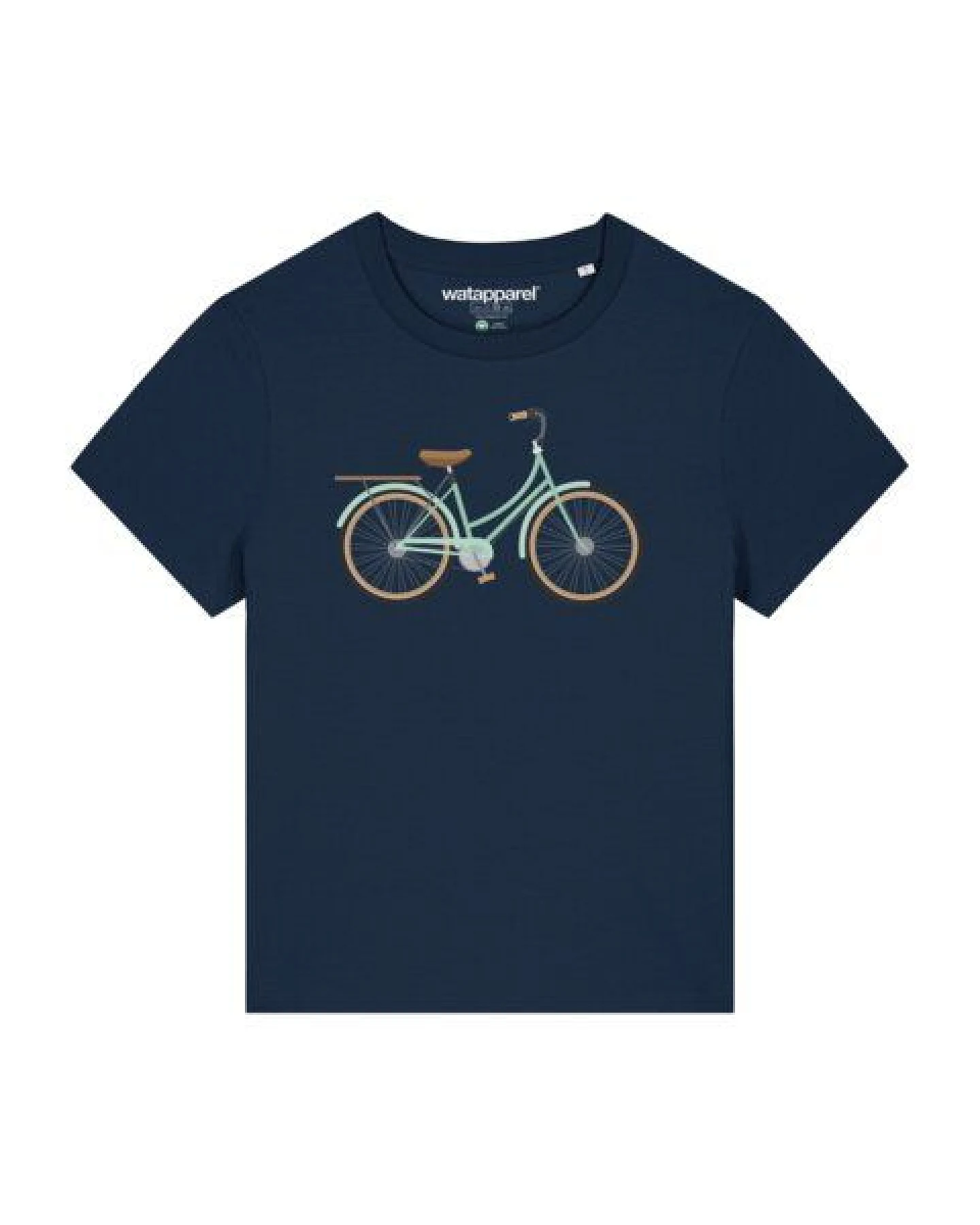 watapparel T-Shirt Frauen Mint Bike – Ansicht 2