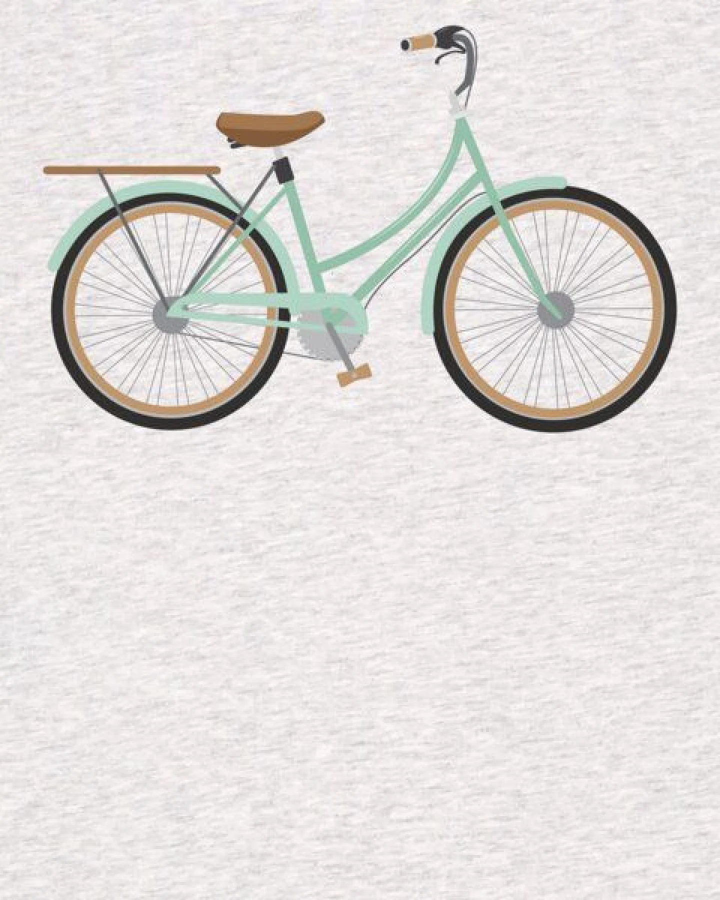 watapparel T-Shirt Frauen Mint Bike – Ansicht 3
