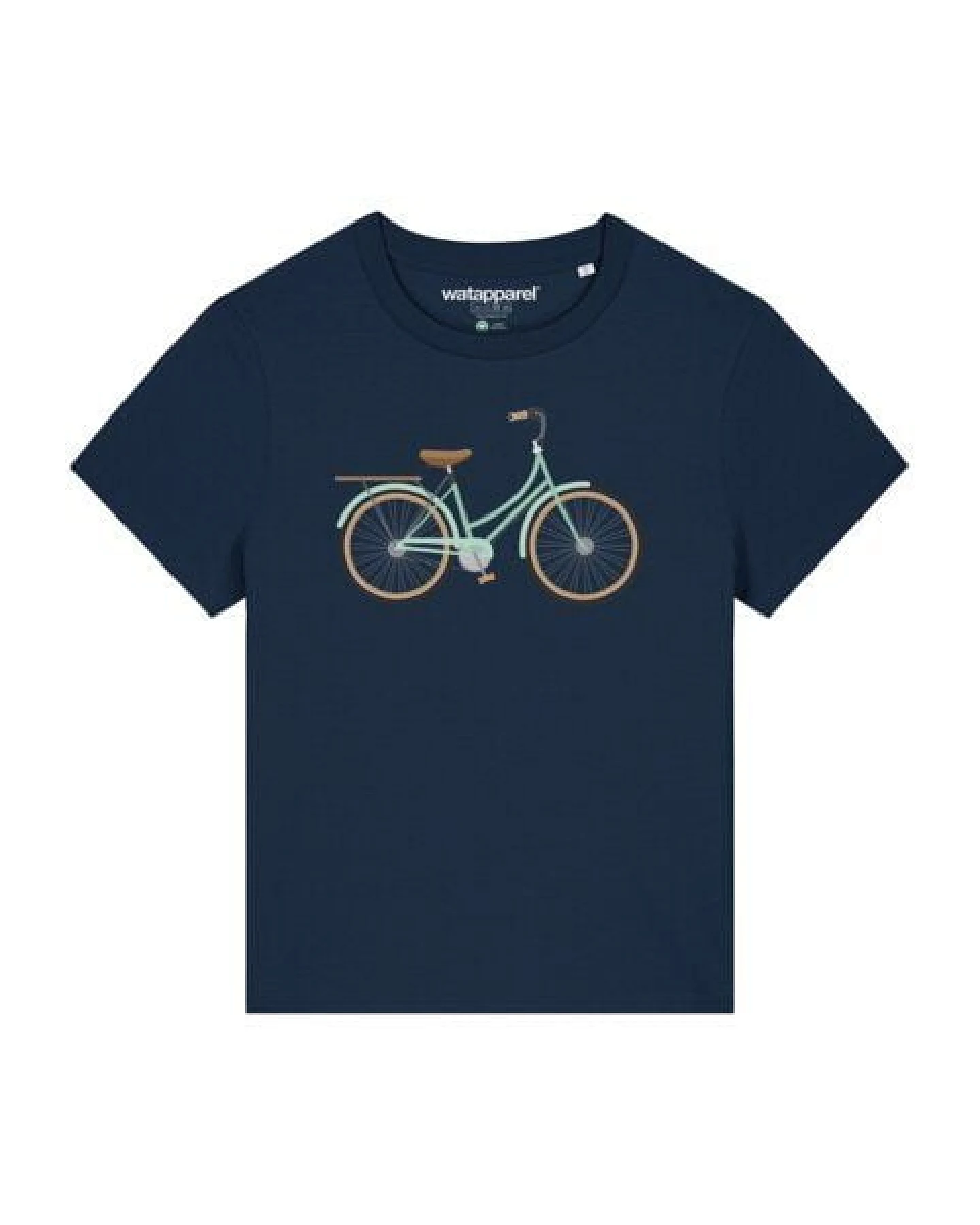 watapparel T-Shirt Frauen Mint Bike – Ansicht 2
