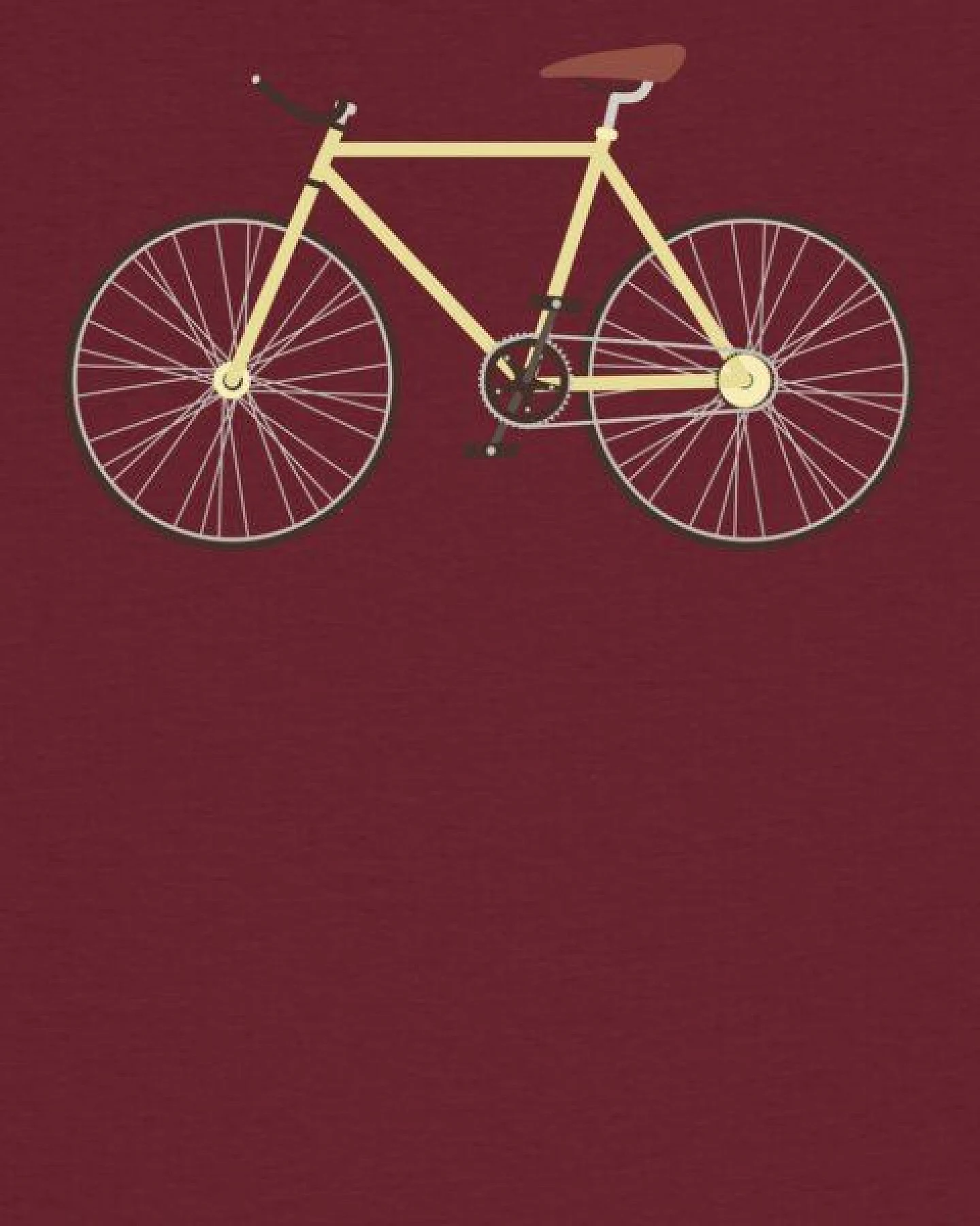 watapparel T-Shirt Frauen Yellow Bike – Ansicht 3