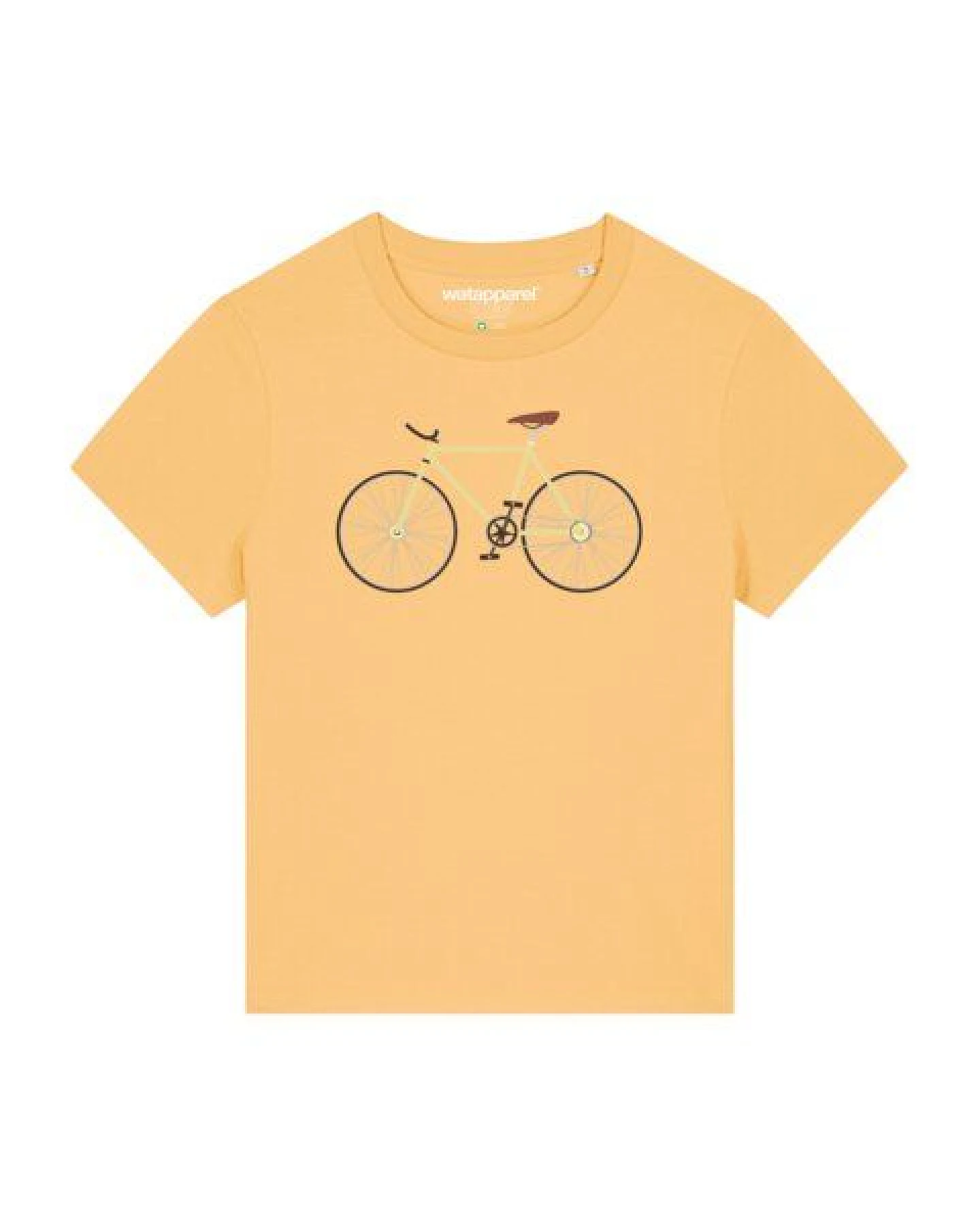 watapparel T-Shirt Frauen Yellow Bike – Ansicht 2