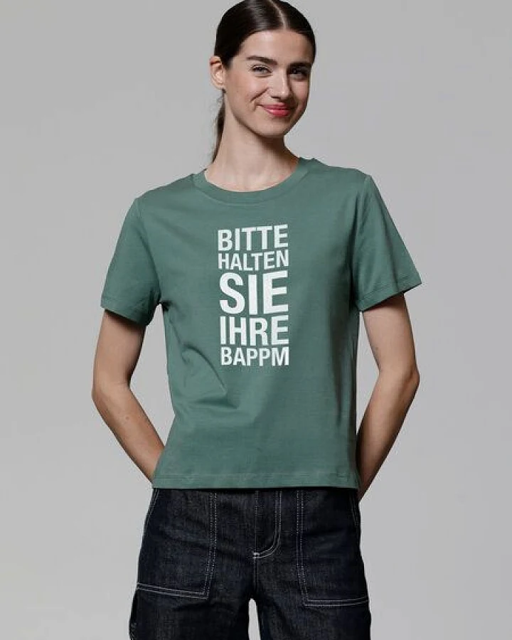 watapparel T-Shirt Frauen Bitte Halten Sie Ihre Bappm