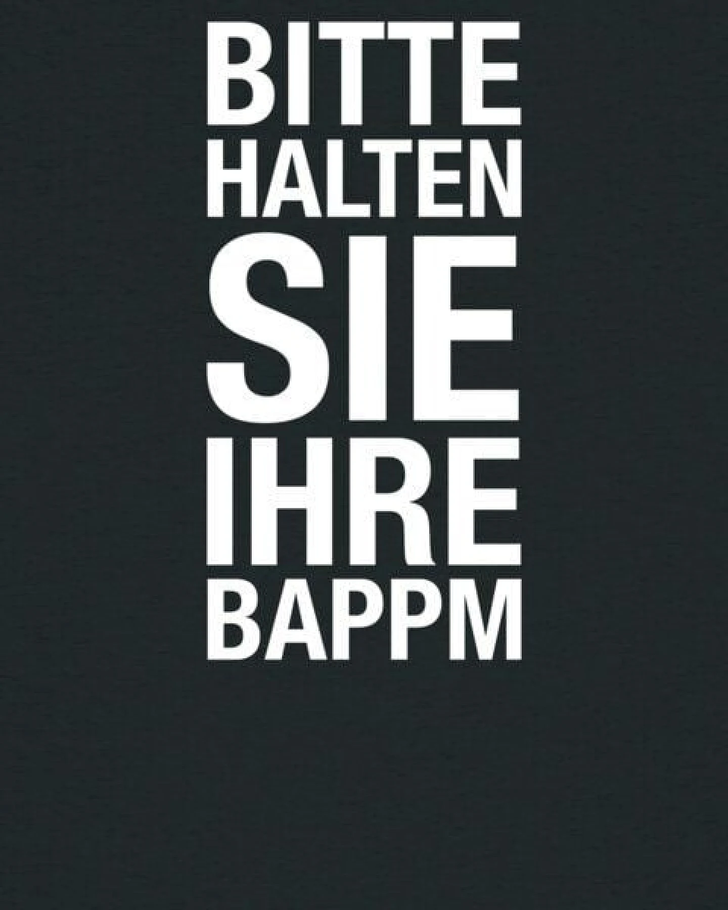 watapparel T-Shirt Frauen Bitte Halten Sie Ihre Bappm – Ansicht 3