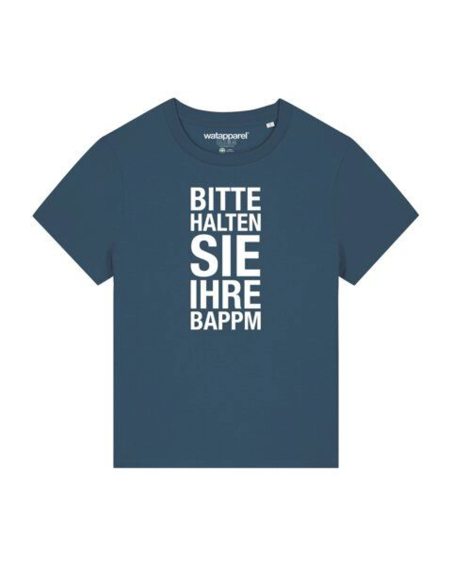 watapparel T-Shirt Frauen Bitte Halten Sie Ihre Bappm – Ansicht 2