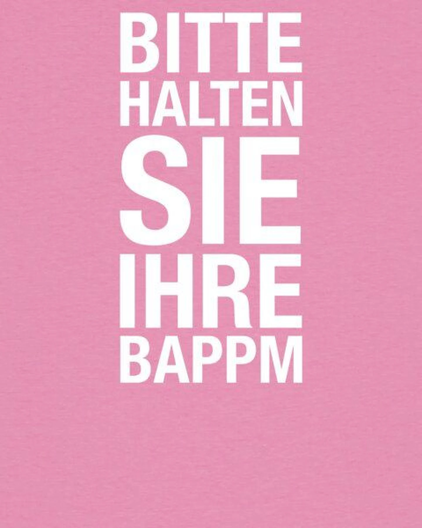 watapparel T-Shirt Frauen Bitte Halten Sie Ihre Bappm – Ansicht 3
