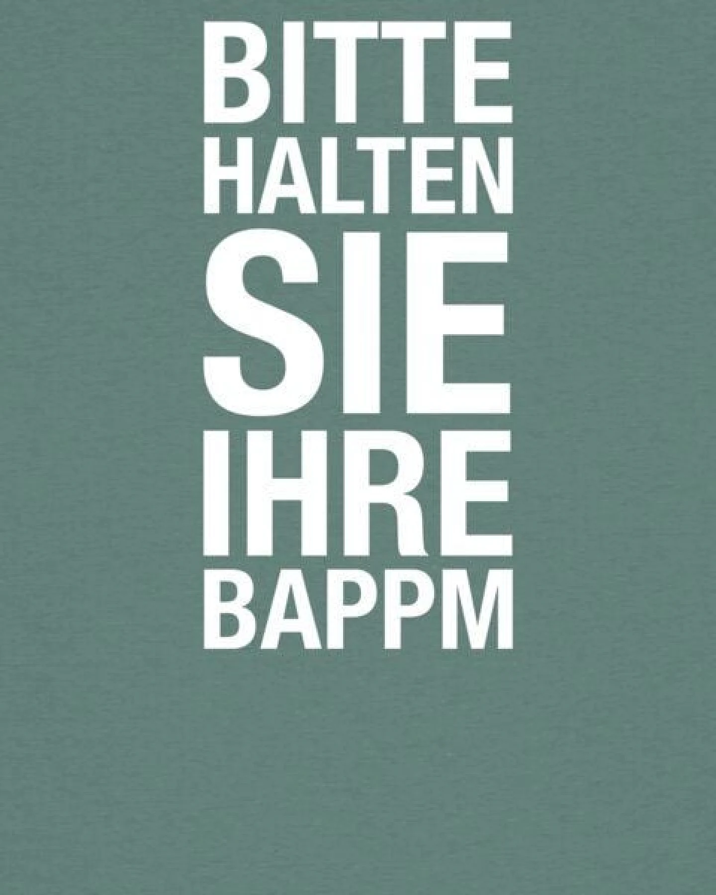 watapparel T-Shirt Frauen Bitte Halten Sie Ihre Bappm – Ansicht 3