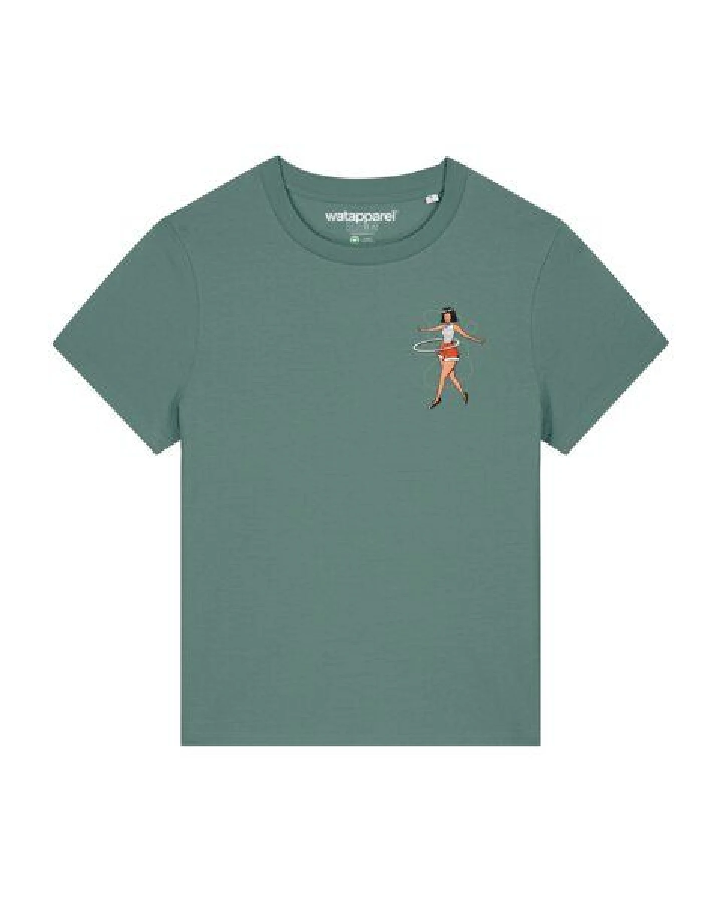 watapparel T-Shirt Frauen Hula Hoop – Ansicht 2