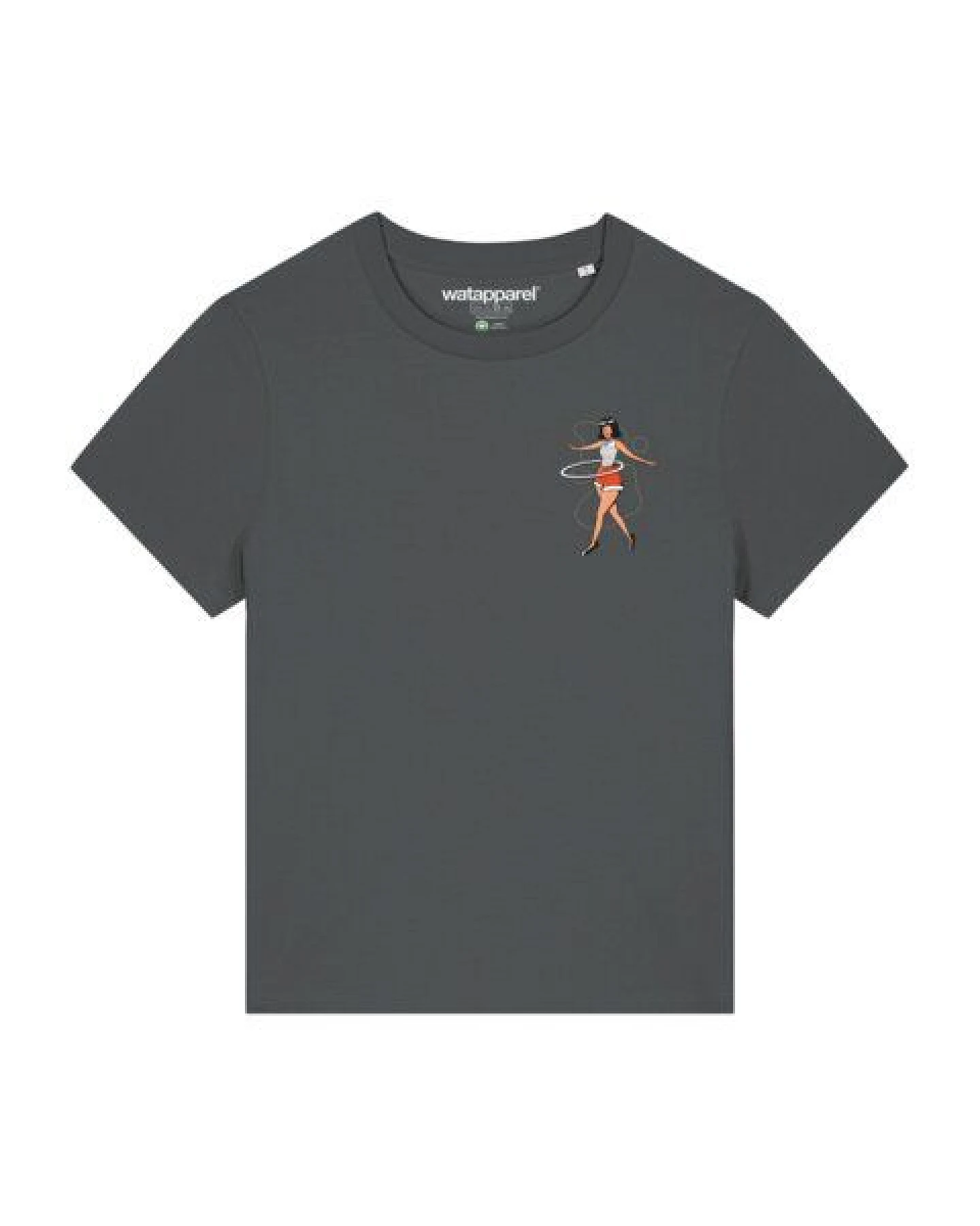 watapparel T-Shirt Frauen Hula Hoop – Ansicht 2