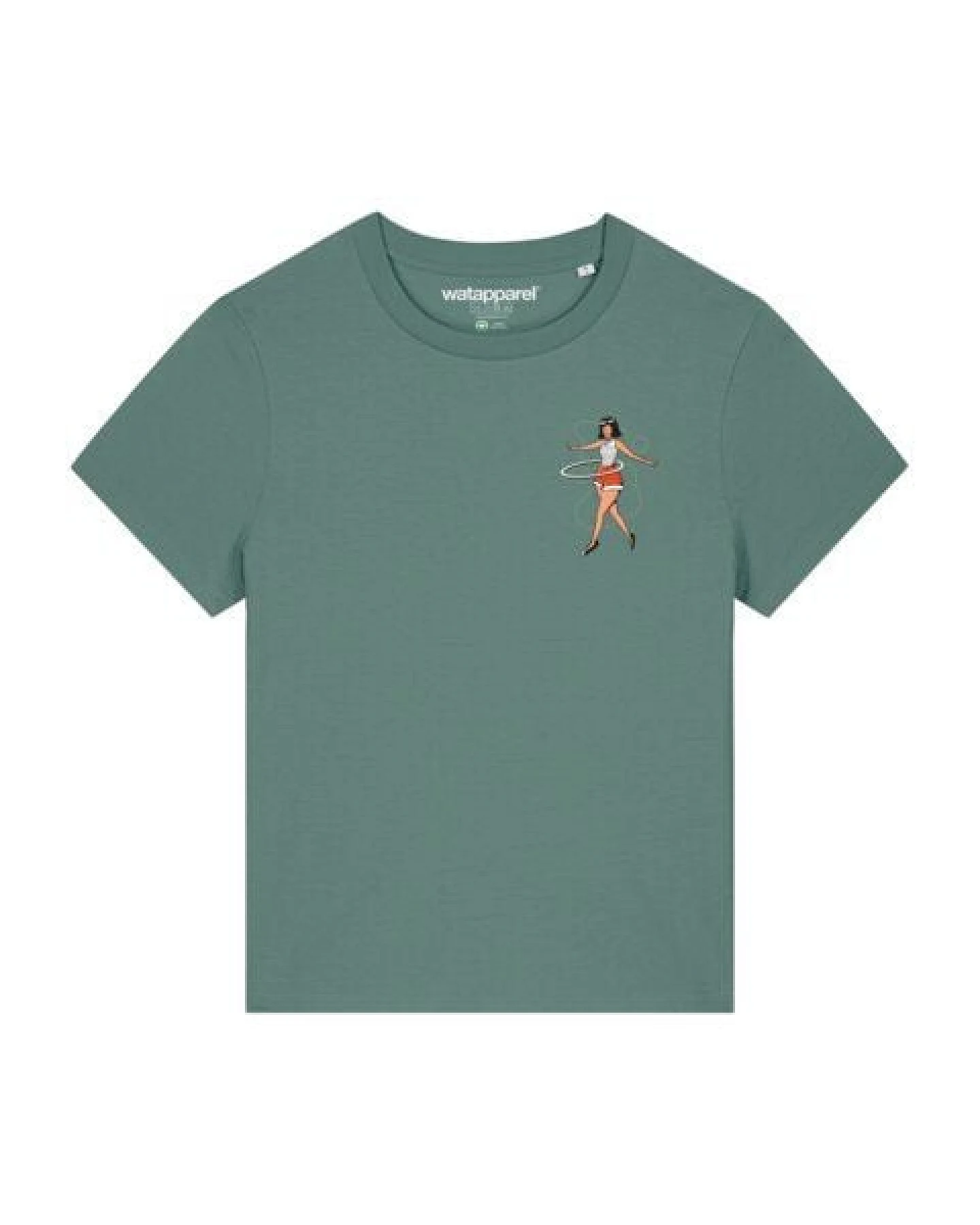 watapparel T-Shirt Frauen Hula Hoop – Ansicht 2