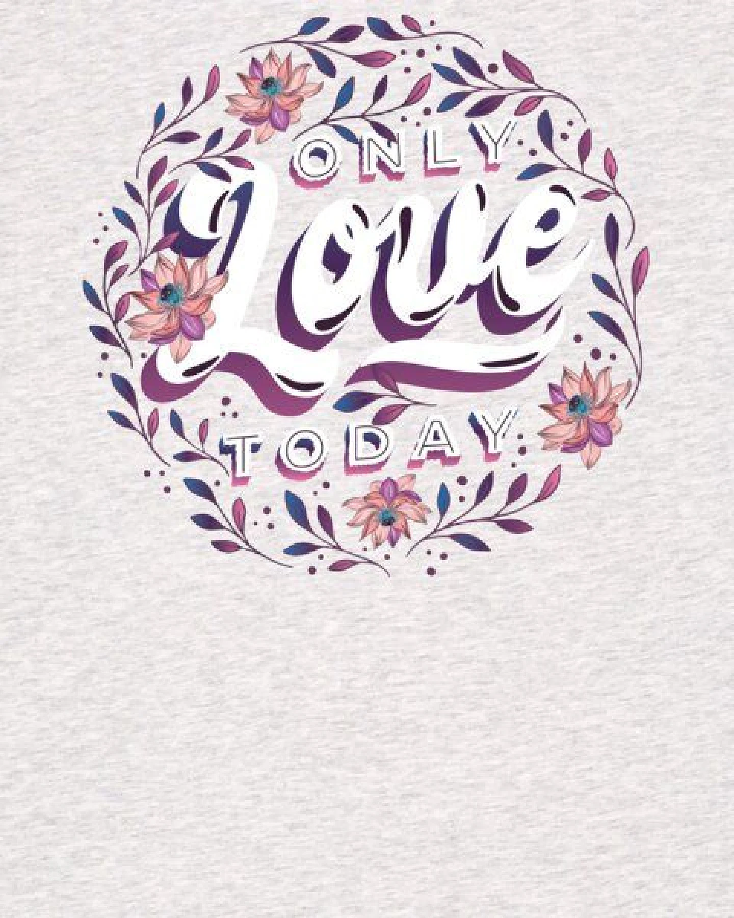 watapparel T-Shirt Frauen only love today – Ansicht 3