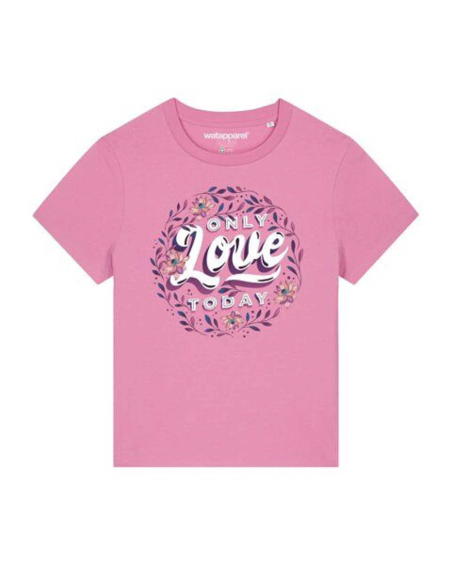 watapparel T-Shirt Frauen only love today – Ansicht 2