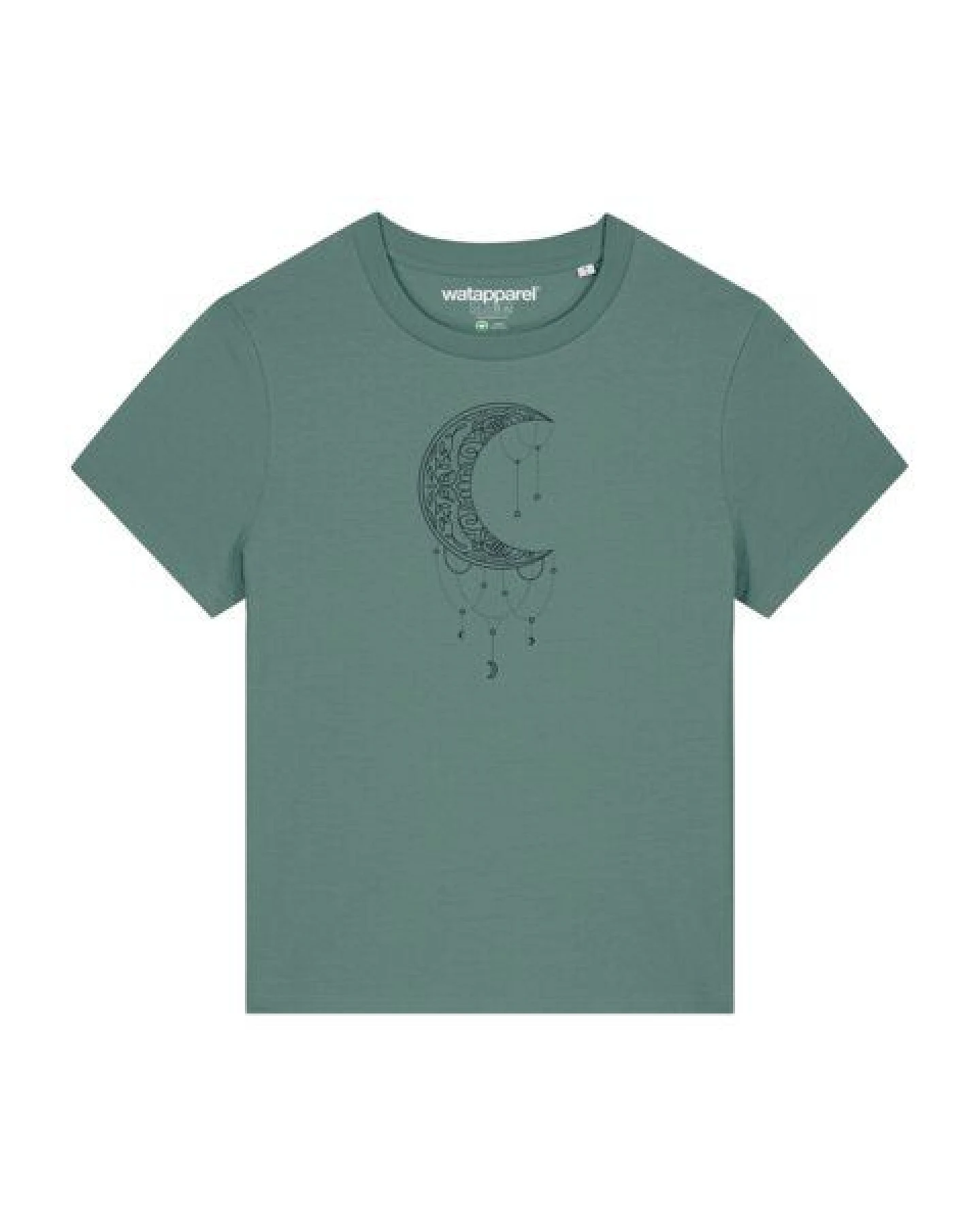 watapparel T-Shirt Frauen Mandala Moon – Ansicht 2