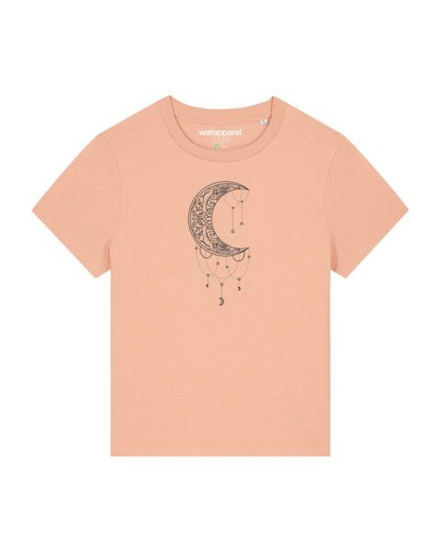 watapparel T-Shirt Frauen Mandala Moon – Ansicht 2