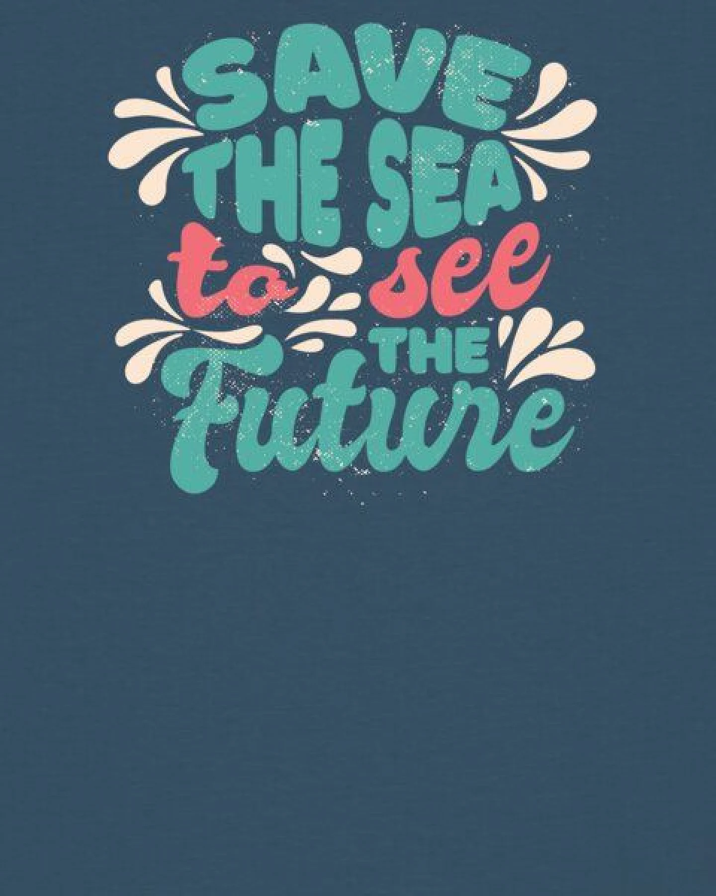 watapparel T-Shirt Frauen Save the sea – Ansicht 3