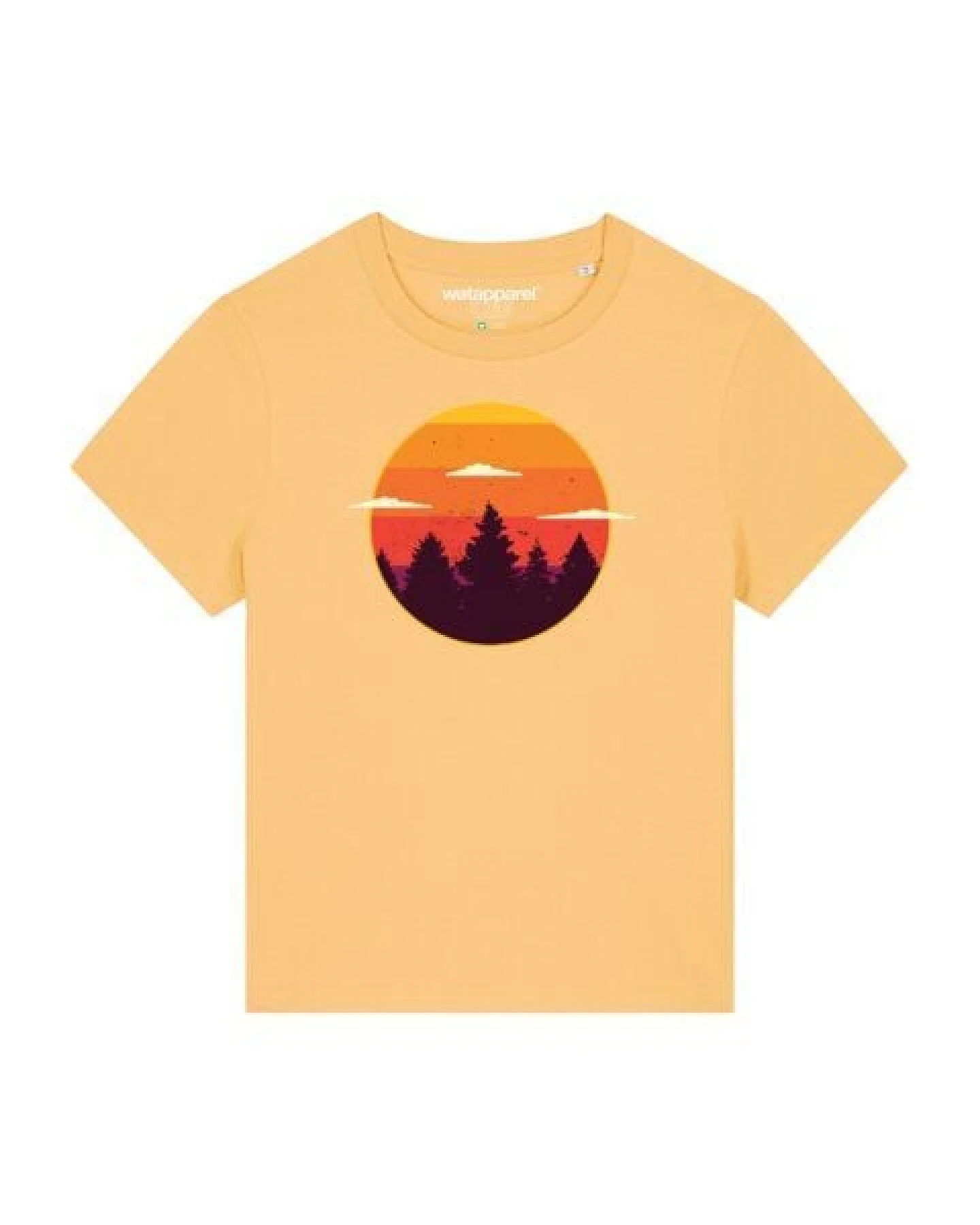 watapparel T-Shirt Frauen Sunset forest – Ansicht 2