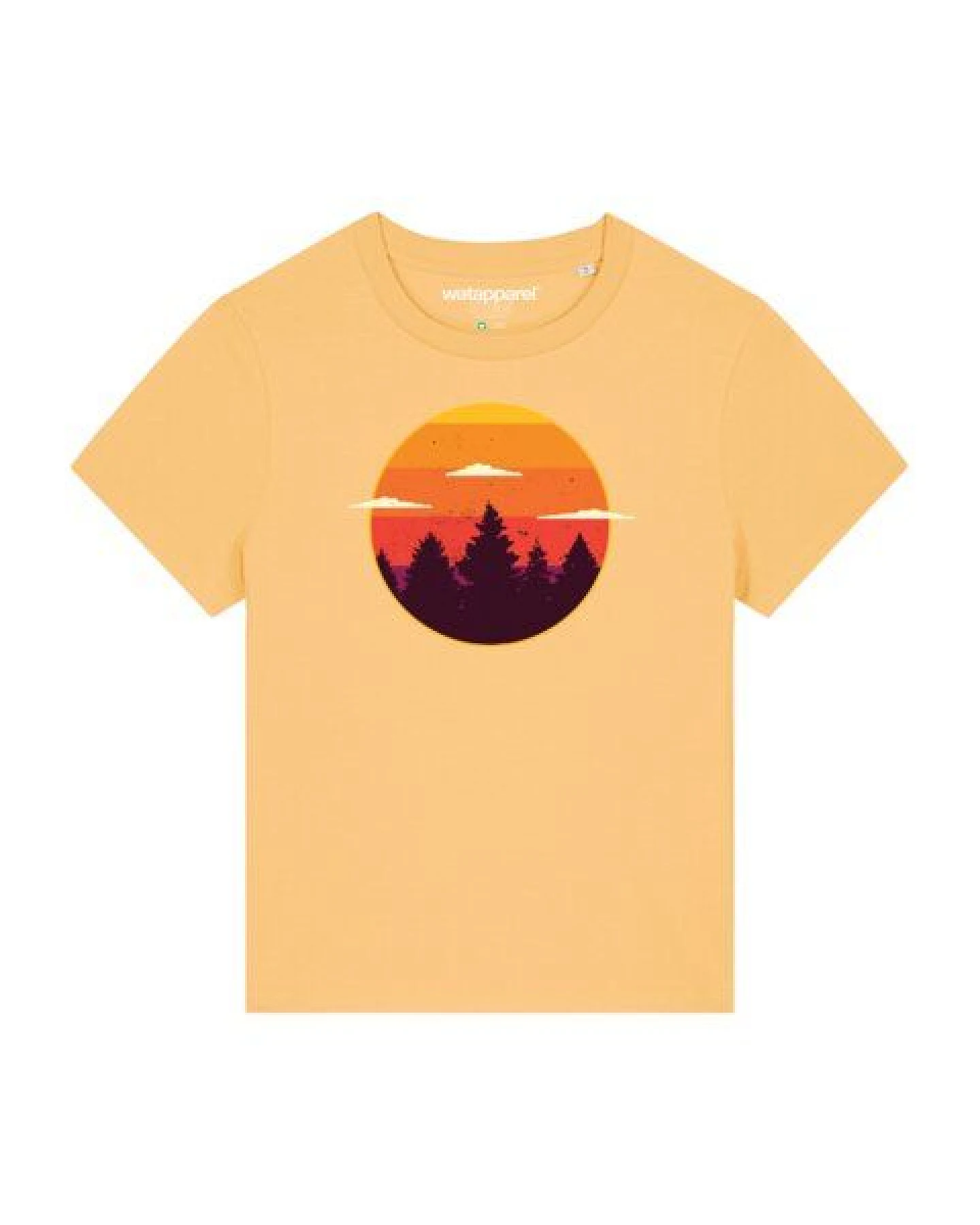 watapparel T-Shirt Frauen Sunset forest – Ansicht 2