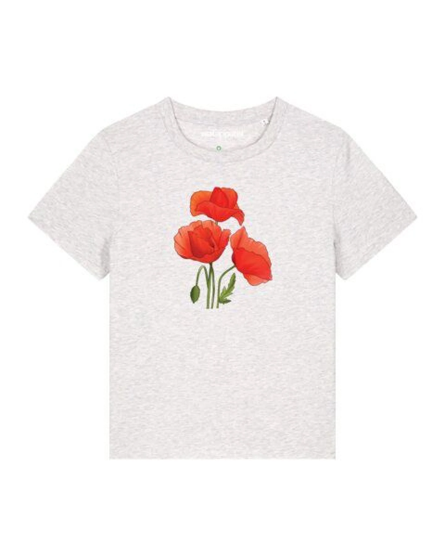watapparel T-Shirt Frauen Poppy Flowers – Ansicht 2