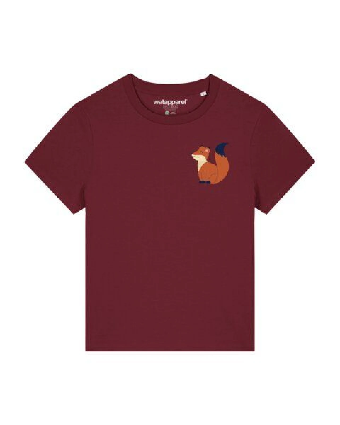 watapparel T-Shirt Frauen Cute Fox – Ansicht 2