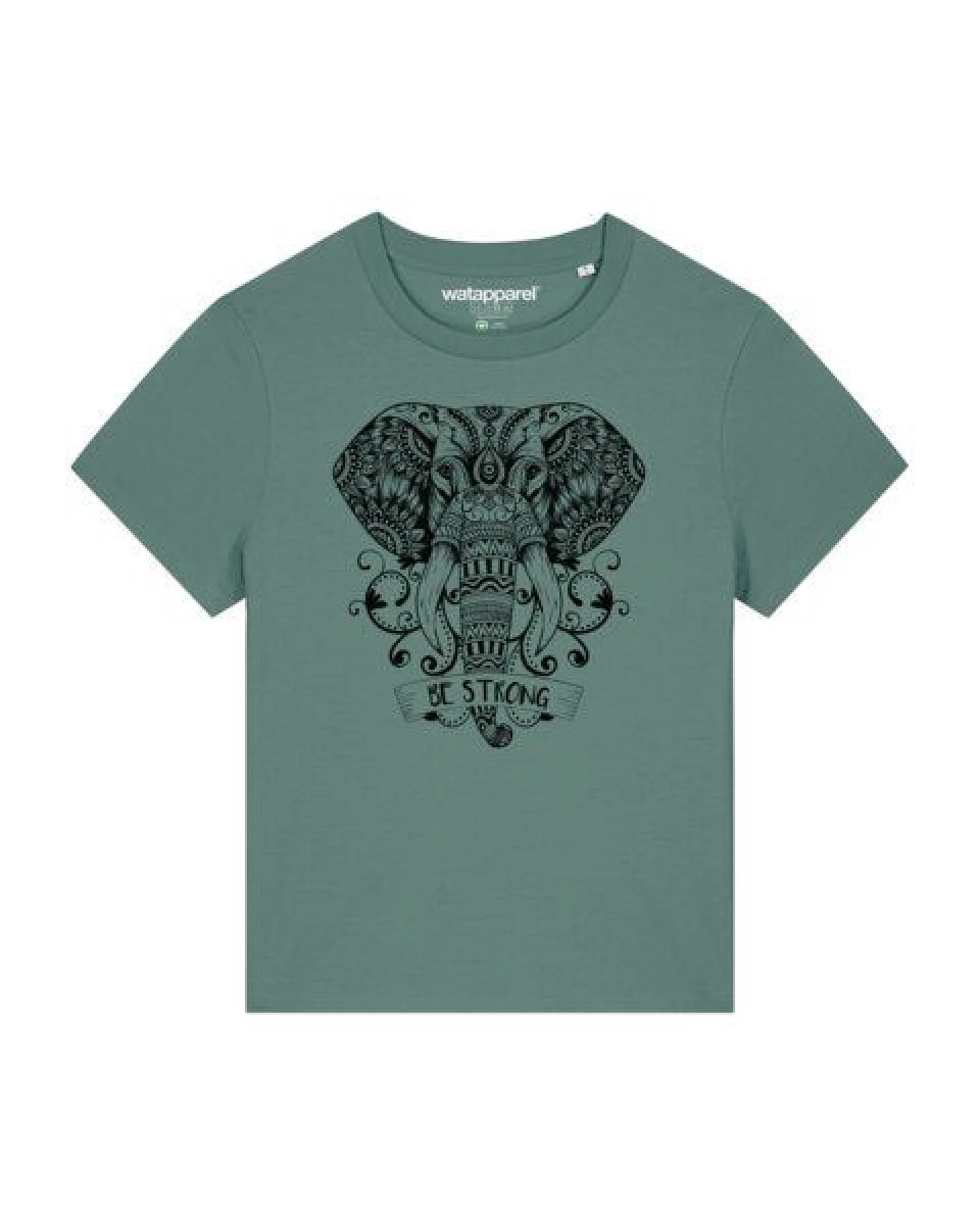 watapparel T-Shirt Frauen Mandala Elephant – Ansicht 2