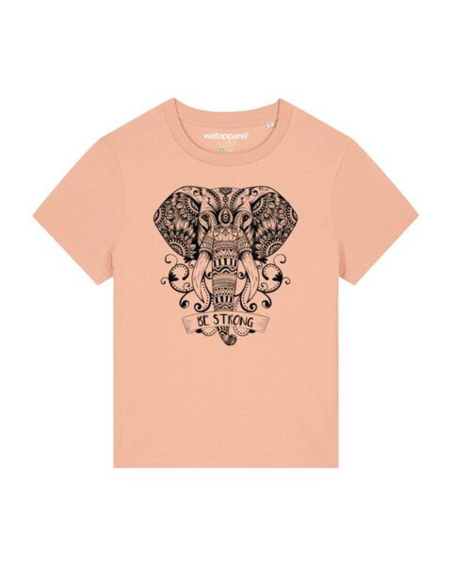 watapparel T-Shirt Frauen Mandala Elephant – Ansicht 2