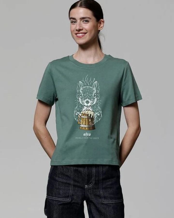 watapparel T-Shirt Frauen [#afts] Eichhörnchen