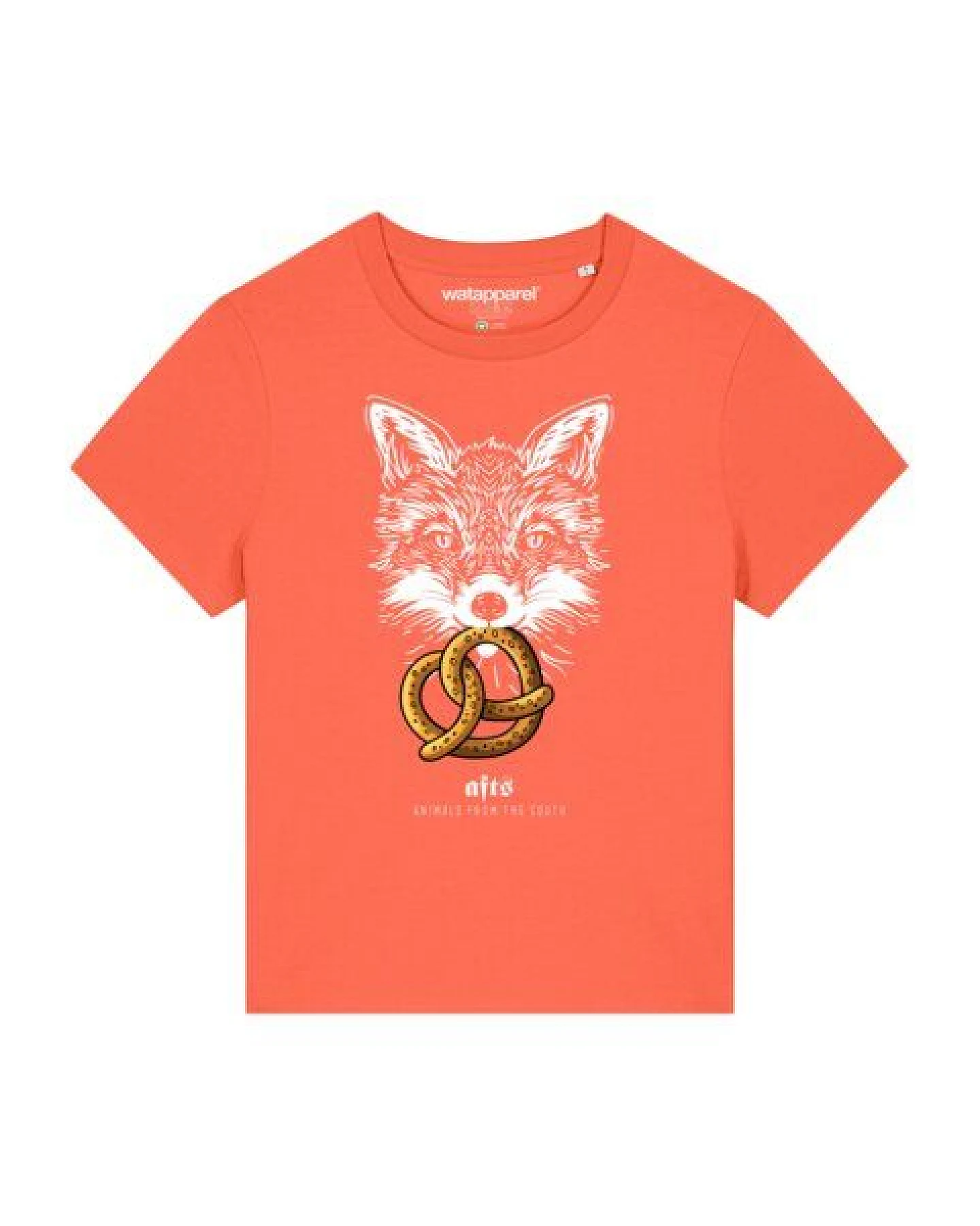 watapparel T-Shirt Frauen [#afts] Fuchs – Ansicht 2