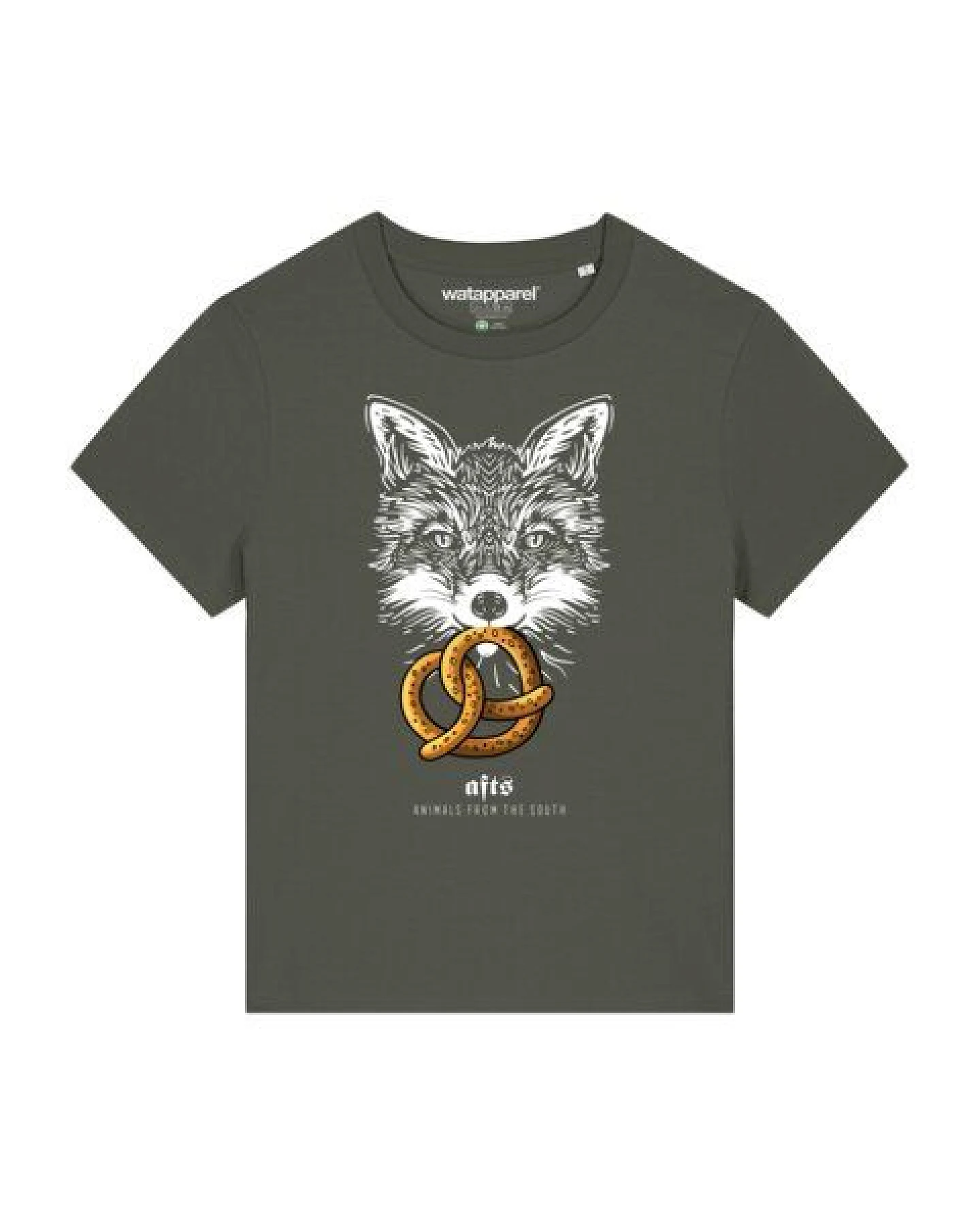 watapparel T-Shirt Frauen [#afts] Fuchs – Ansicht 2