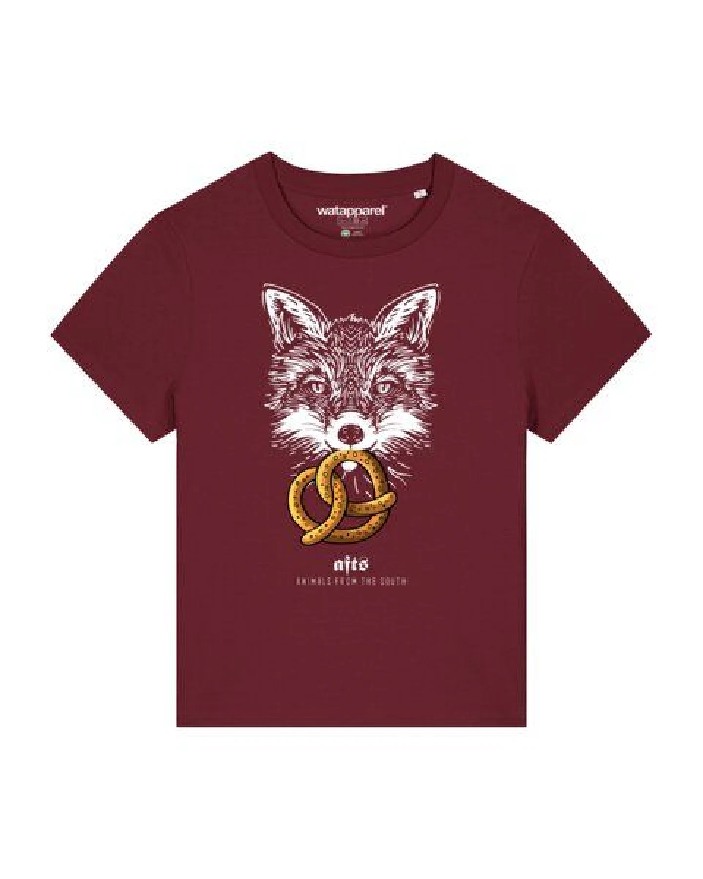 watapparel T-Shirt Frauen [#afts] Fuchs – Ansicht 2