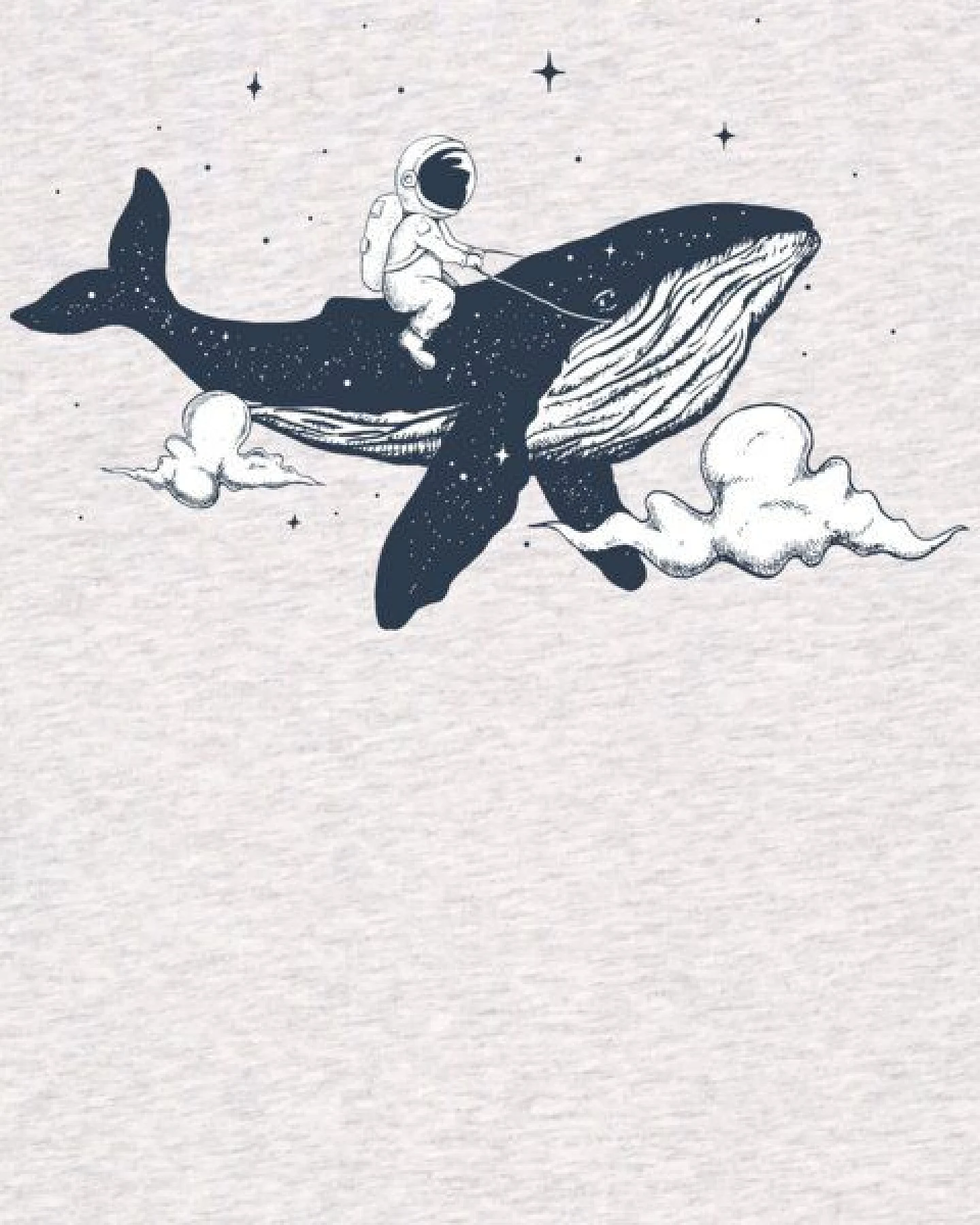 watapparel T-Shirt Frauen Spacewhale – Ansicht 3