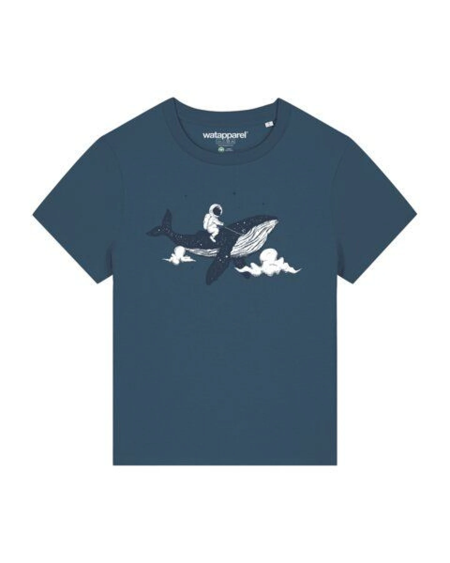 watapparel T-Shirt Frauen Spacewhale – Ansicht 2
