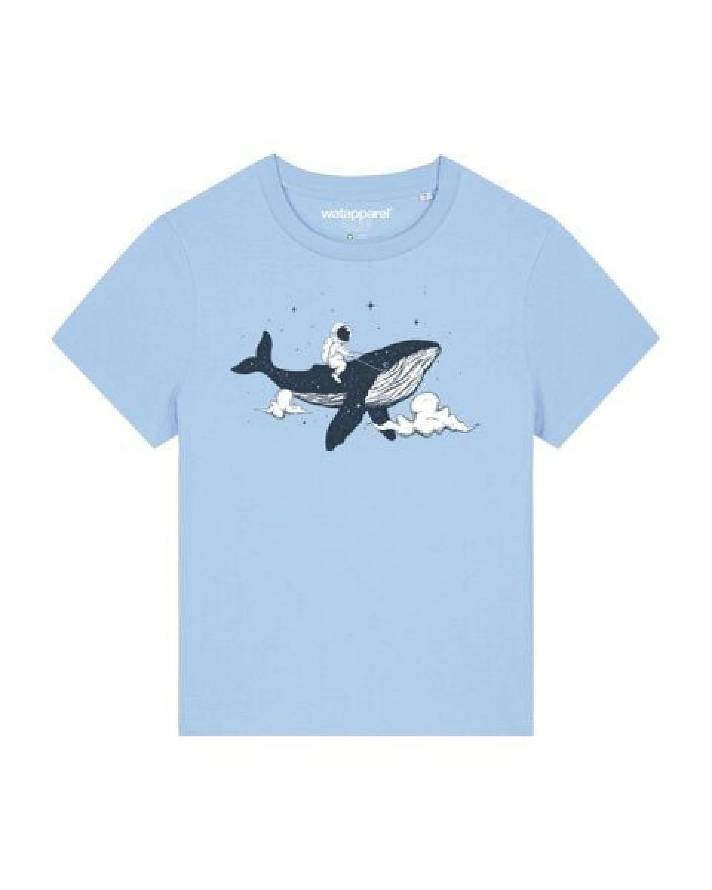 watapparel T-Shirt Frauen Spacewhale – Ansicht 2