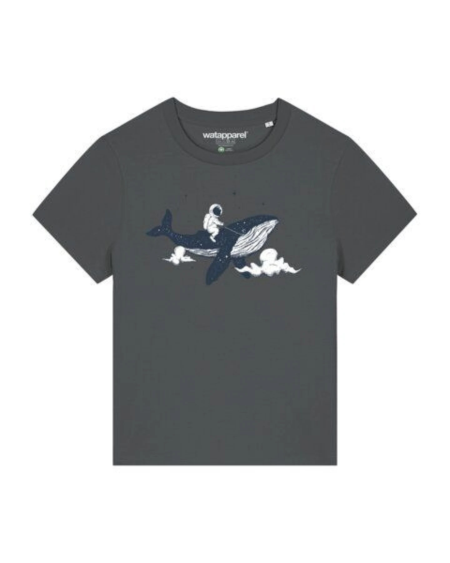 watapparel T-Shirt Frauen Spacewhale – Ansicht 2