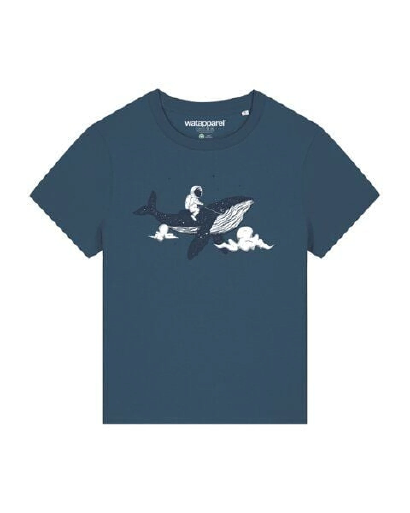 watapparel T-Shirt Frauen Spacewhale – Ansicht 2
