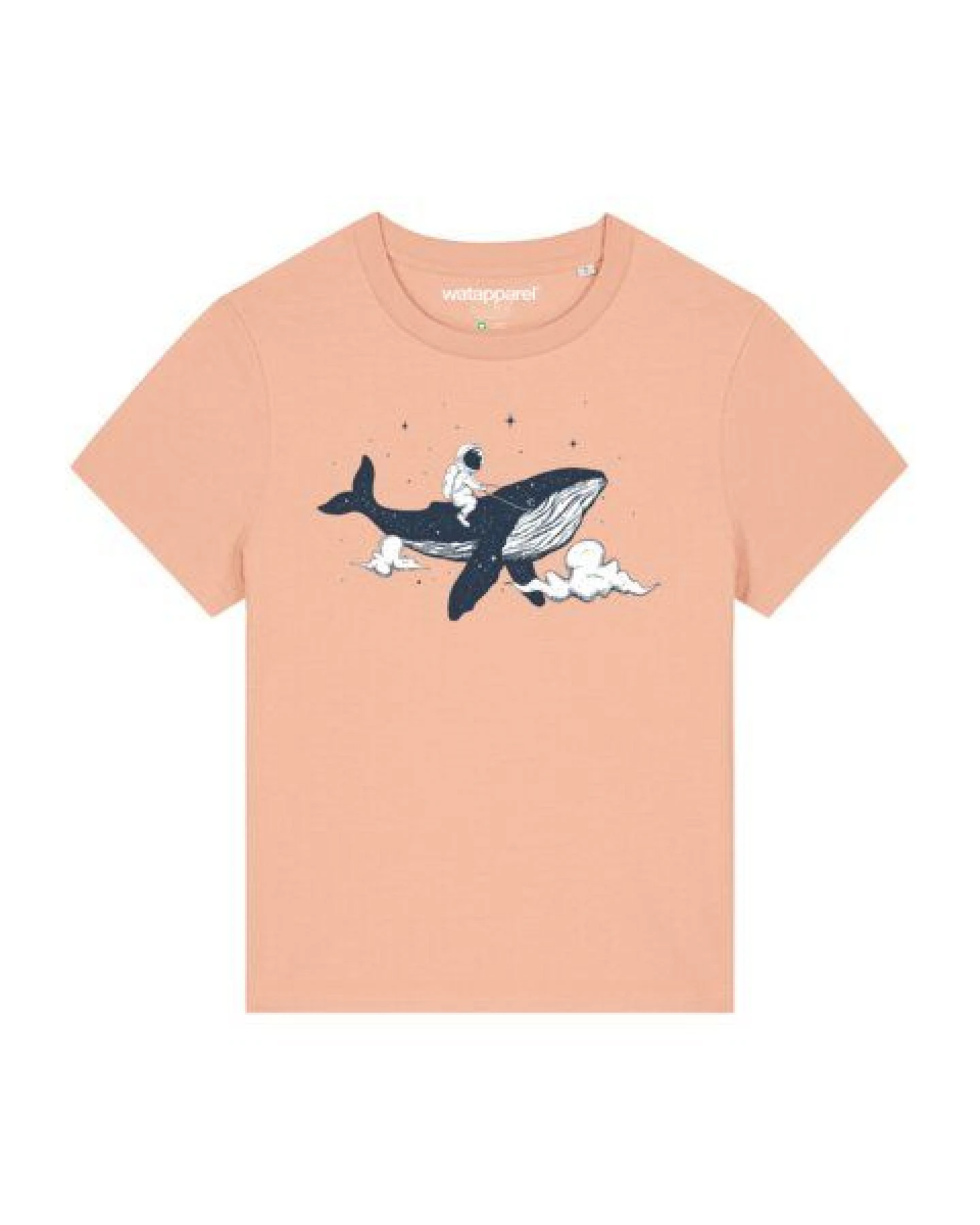 watapparel T-Shirt Frauen Spacewhale – Ansicht 2
