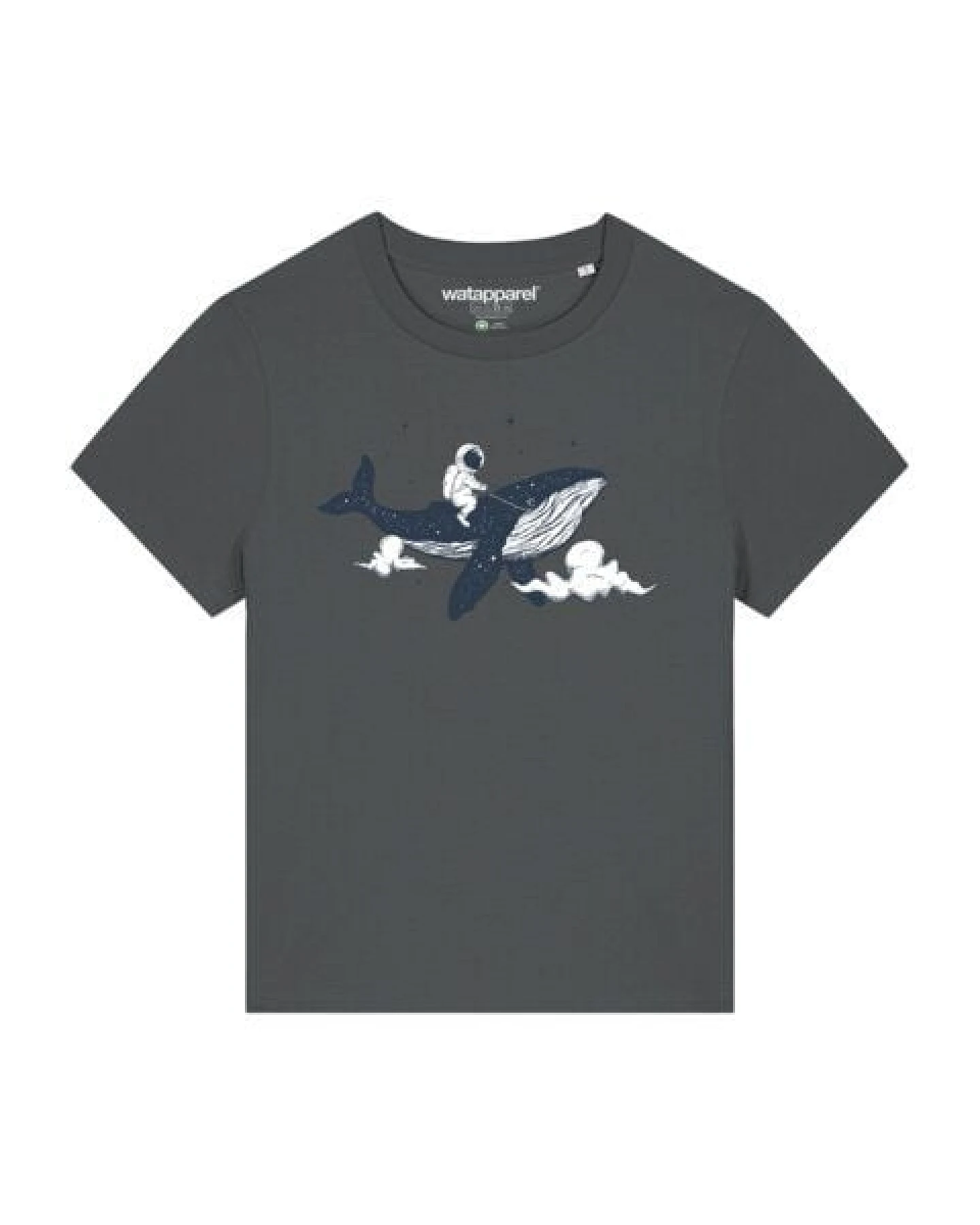 watapparel T-Shirt Frauen Spacewhale – Ansicht 2