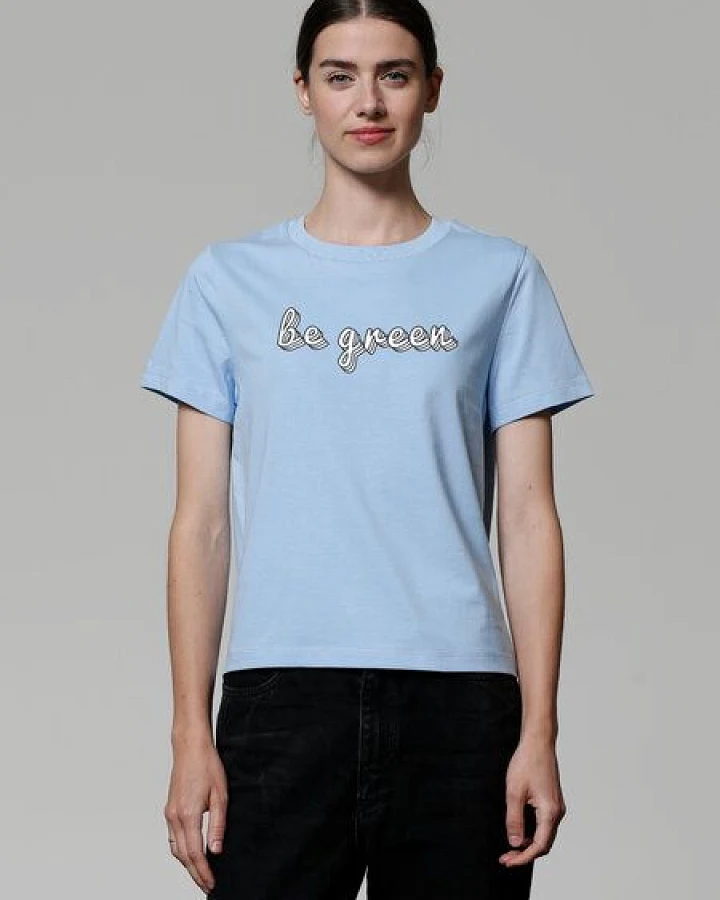 watapparel T-Shirt Frauen be green