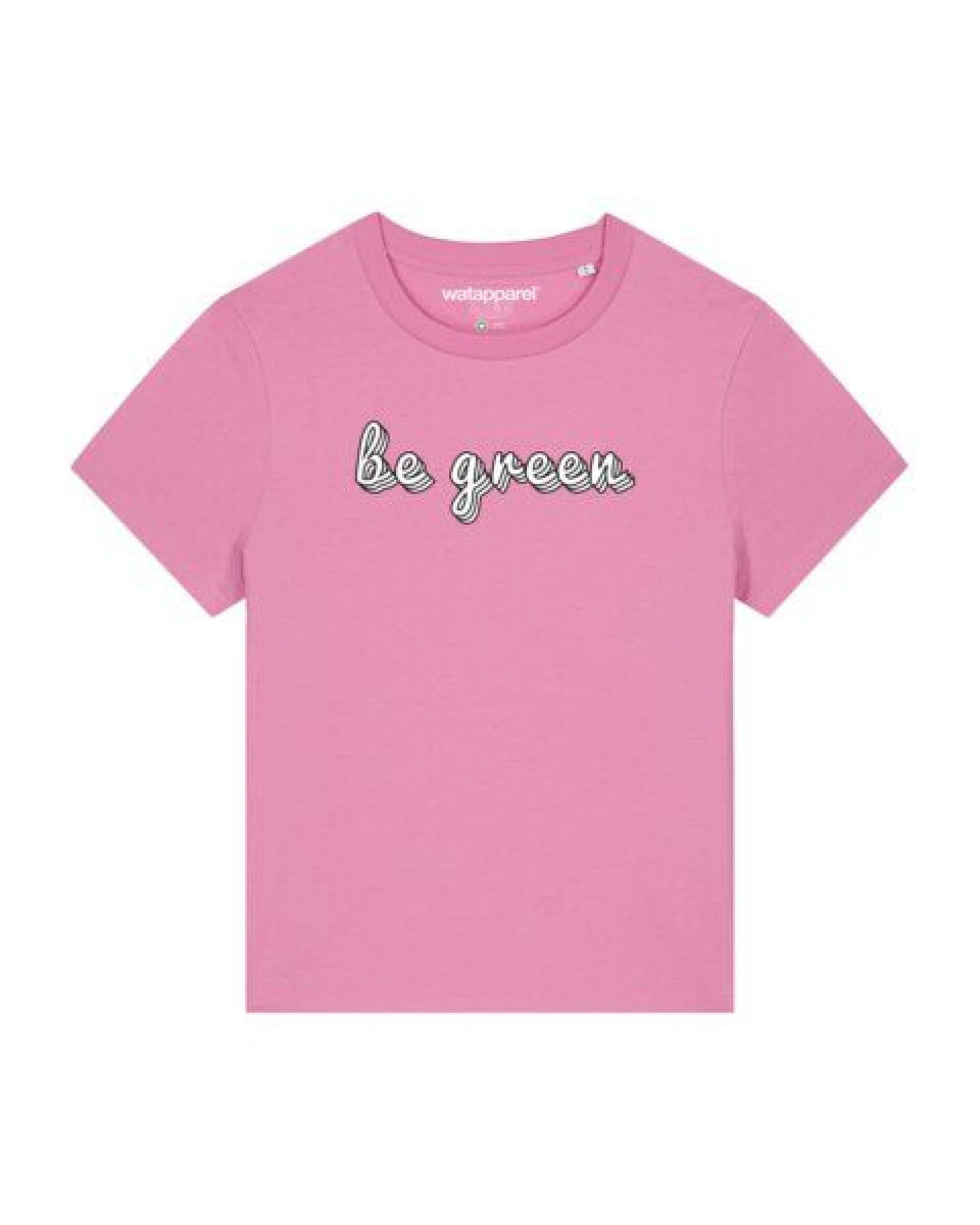 watapparel T-Shirt Frauen be green – Ansicht 2