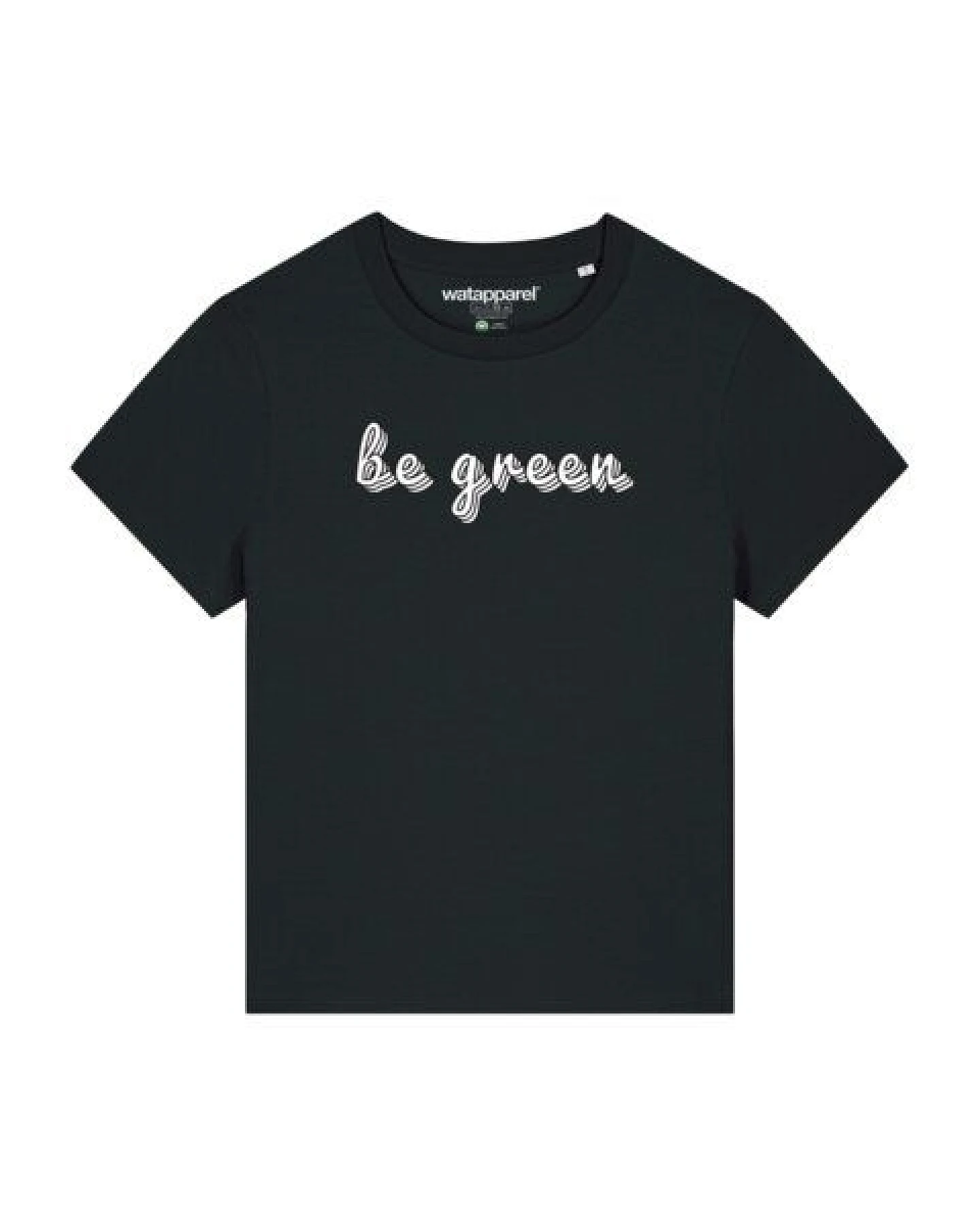 watapparel T-Shirt Frauen be green – Ansicht 2