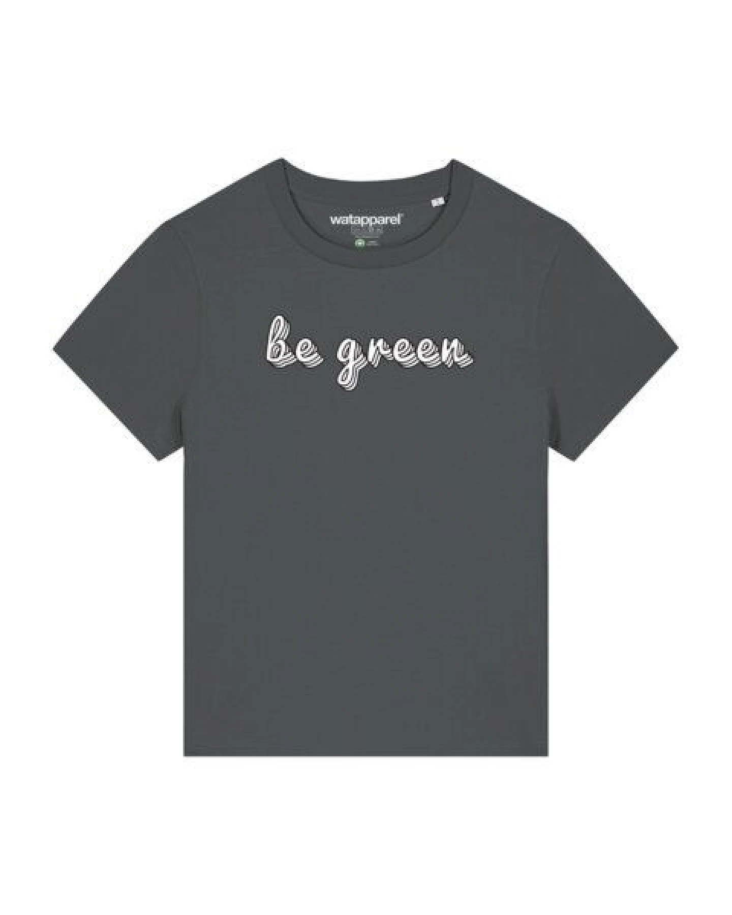 watapparel T-Shirt Frauen be green – Ansicht 2