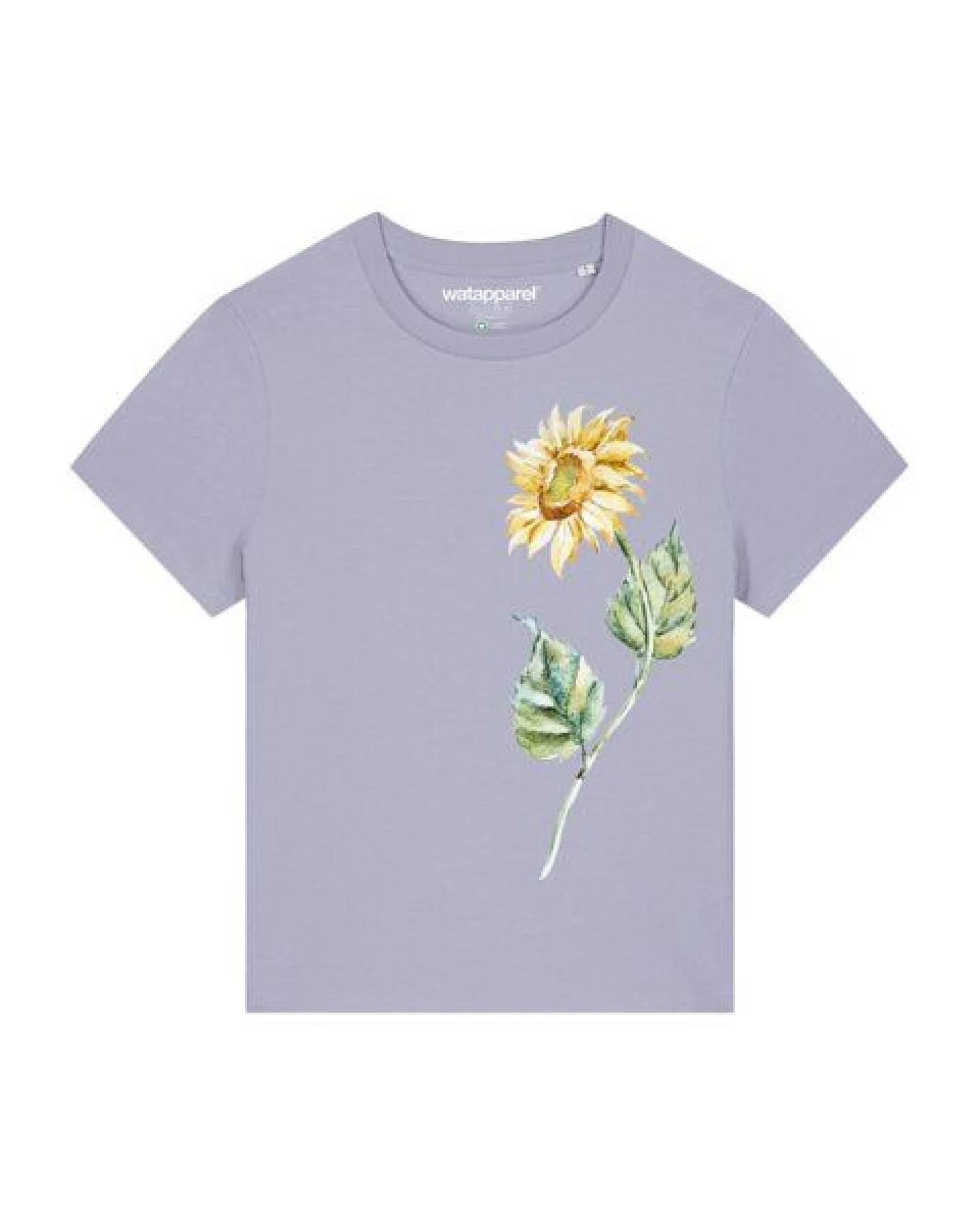 watapparel T-Shirt Frauen Sonnenblume – Ansicht 2