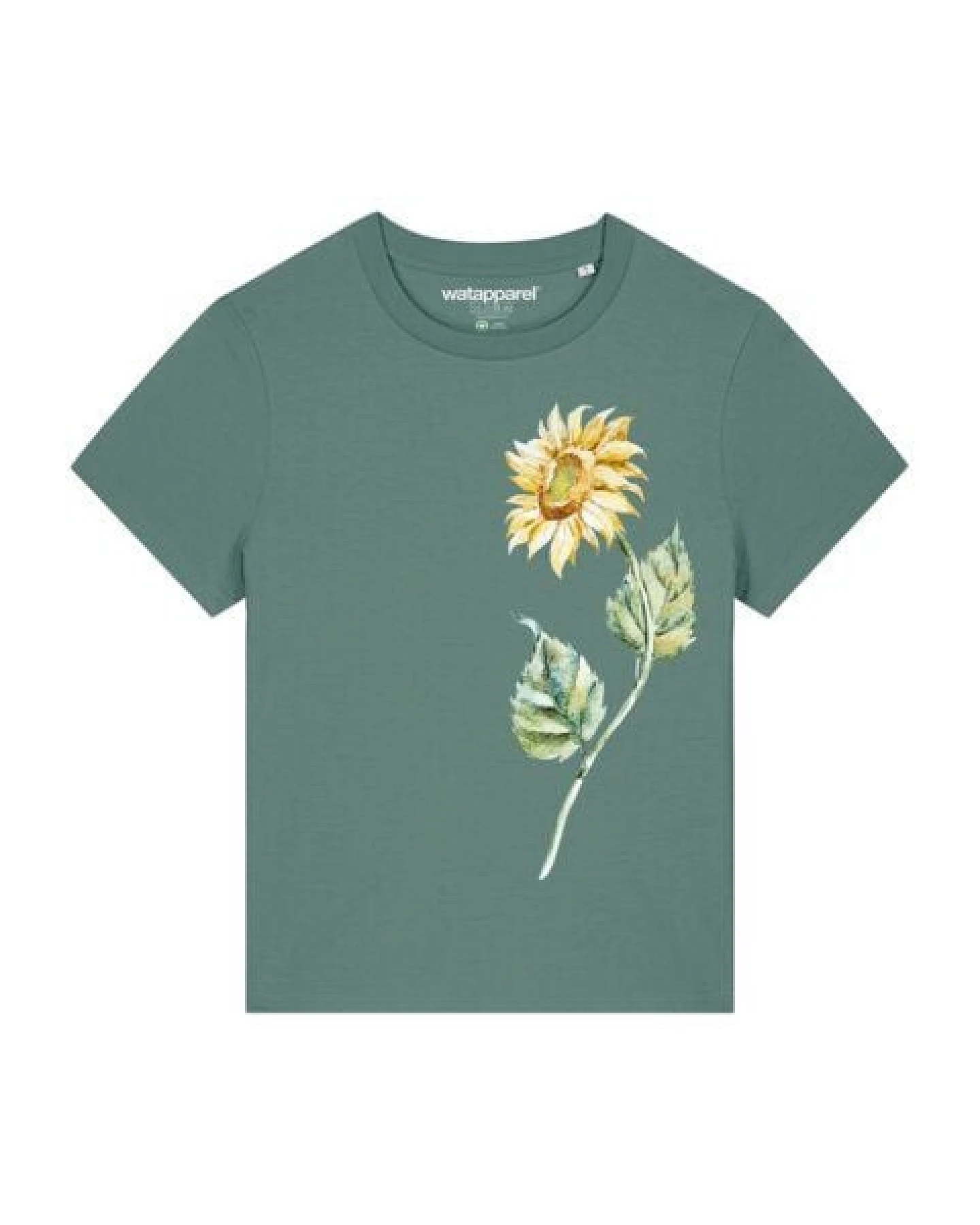 watapparel T-Shirt Frauen Sonnenblume – Ansicht 2