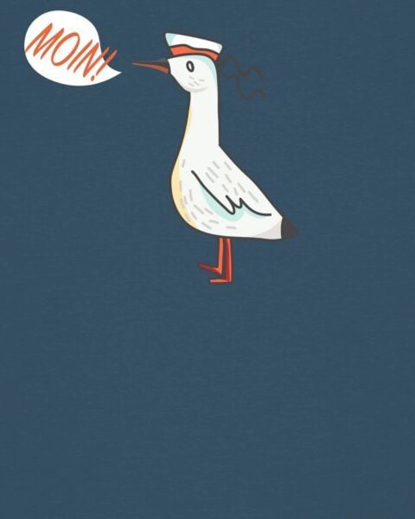 watapparel T-Shirt Frauen Moin Seagull – Ansicht 3