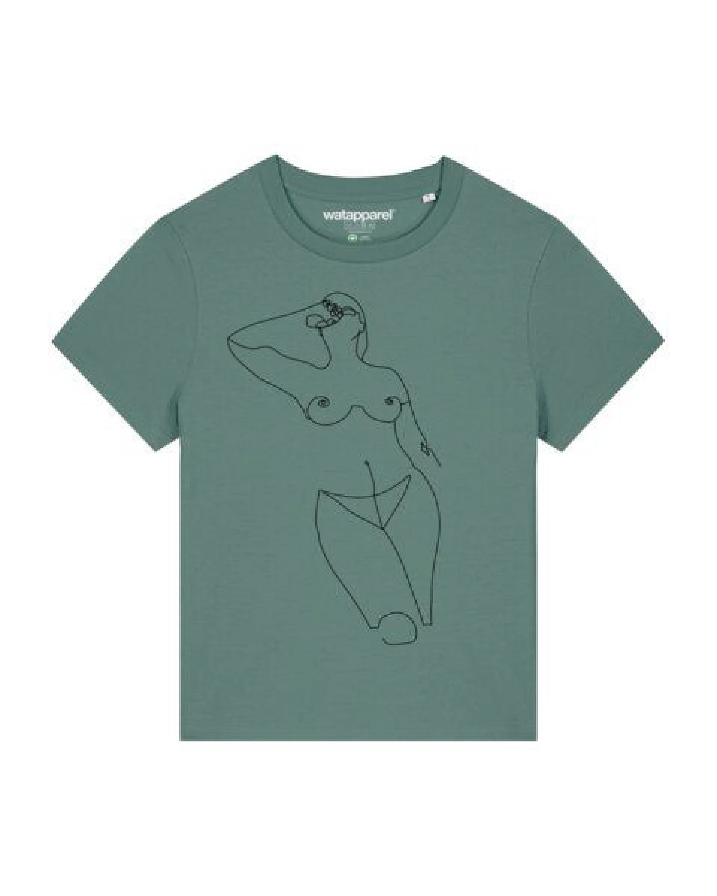 watapparel T-Shirt Frauen Eine Frau – Ansicht 2