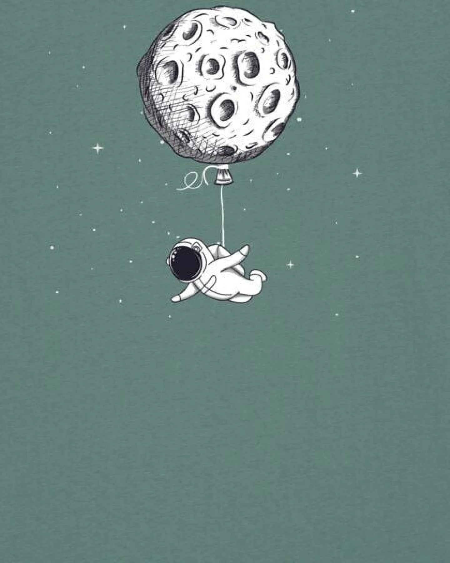 watapparel T-Shirt Unisex Funny Spaceman – Ansicht 3