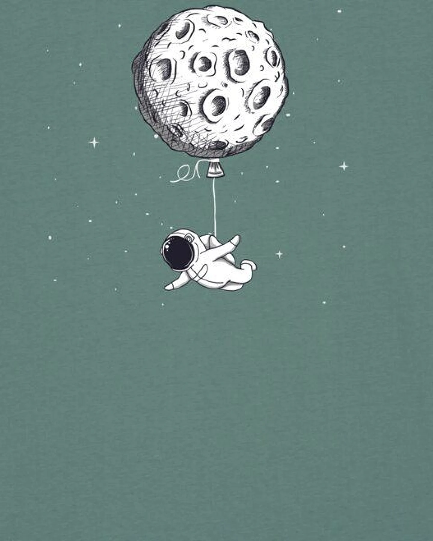 watapparel T-Shirt Unisex Funny Spaceman – Ansicht 3