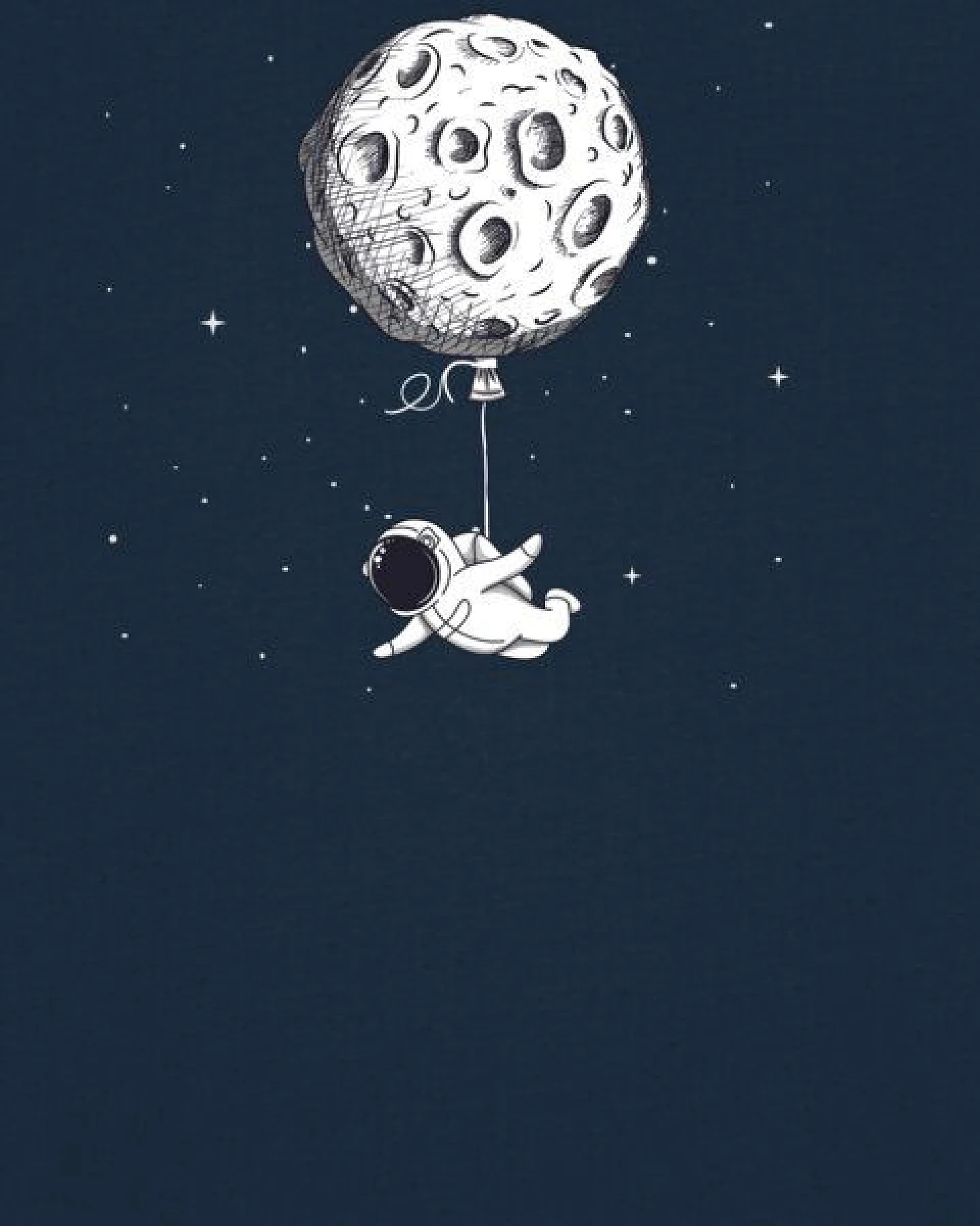 watapparel T-Shirt Unisex Funny Spaceman – Ansicht 3
